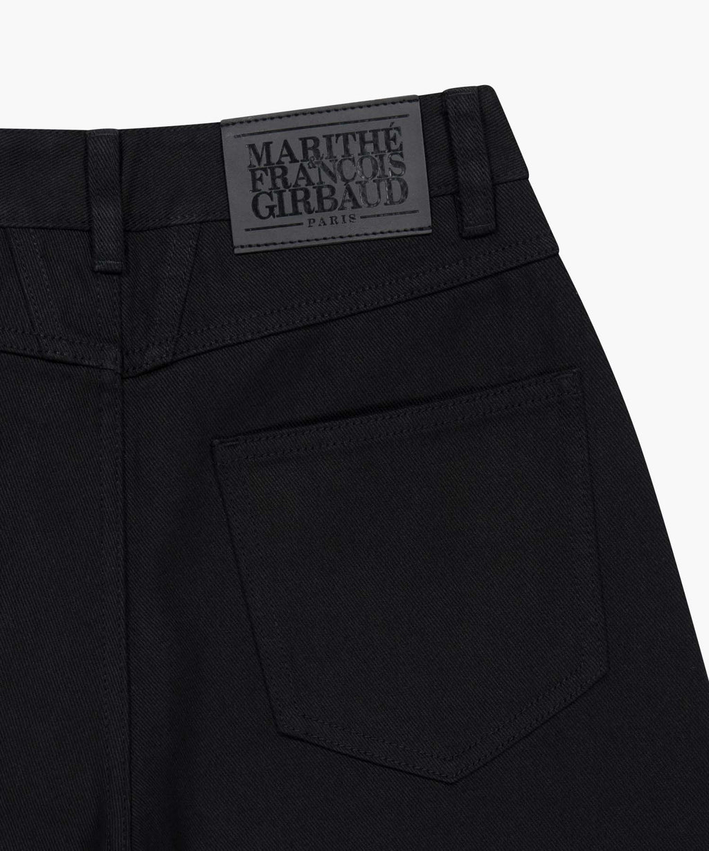 Marithe & Francois Girbaud - Curved Denim Pants (Black) product image 10 | TRAB K-Fashion Australia