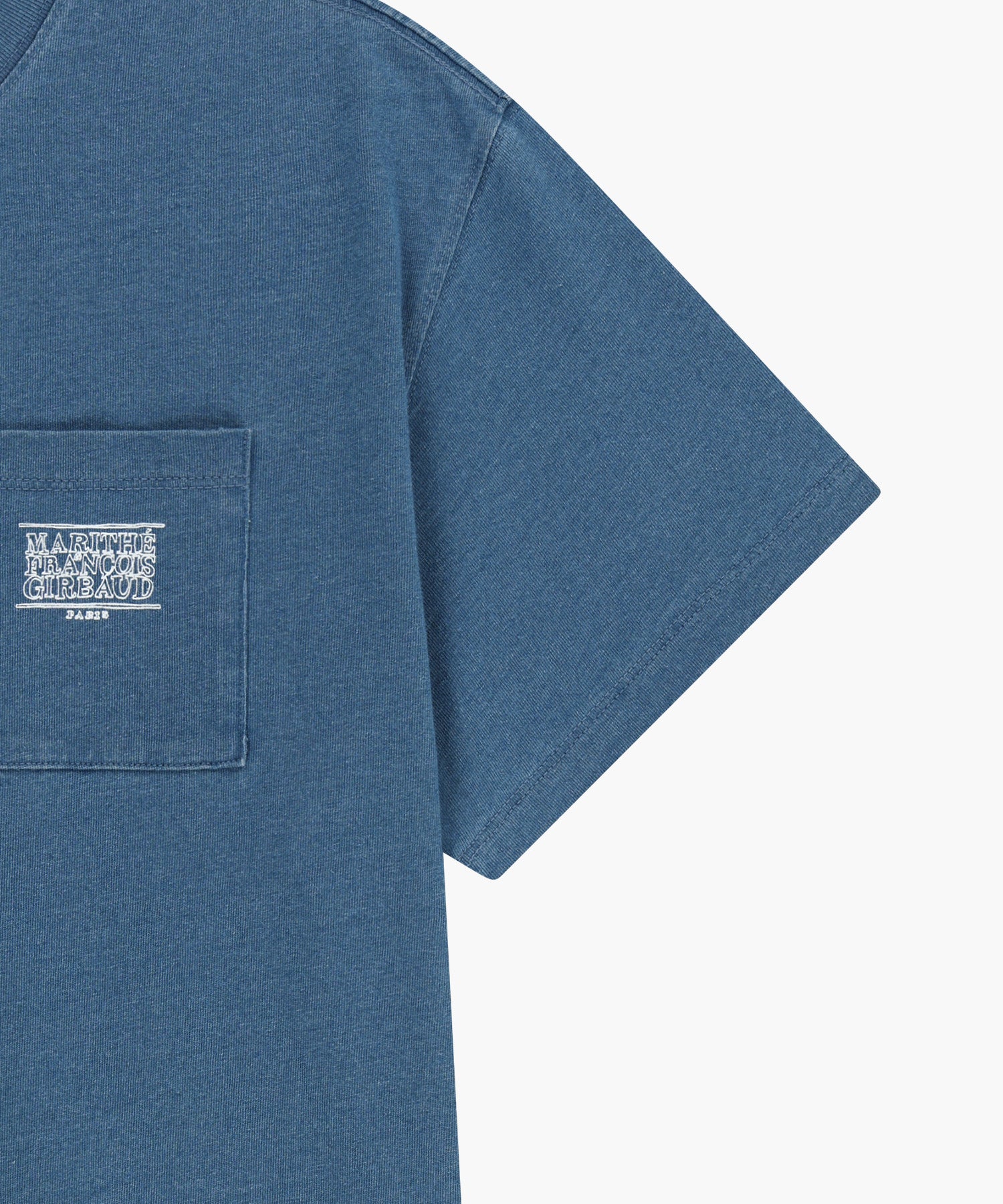Marithe & Francois Girbaud - [Pre-order – Ships 23 Jun] Doodle Classic Logo Pocket Tee (Blue) product image 10 | TRAB K-Fashion Australia