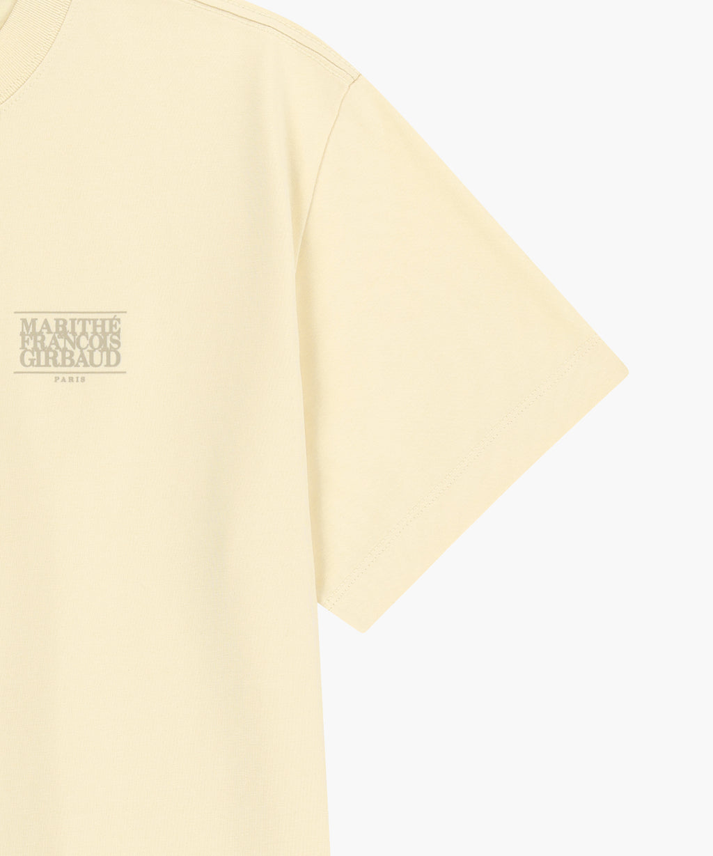 Marithe & Francois Girbaud - Aerocool Small Classic Logo Tee (Beige) product image 10 | TRAB K-Fashion Australia