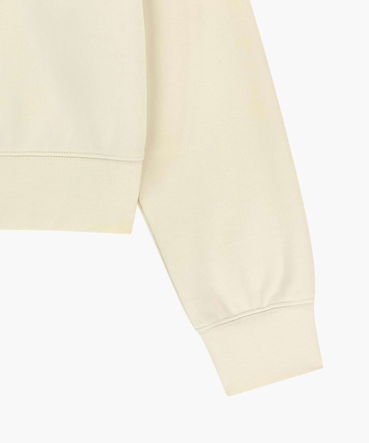 Marithe & Francois Girbaud - Classic Logo Crop Sweatshirt (Ivory) product image 10 | TRAB K-Fashion Australia