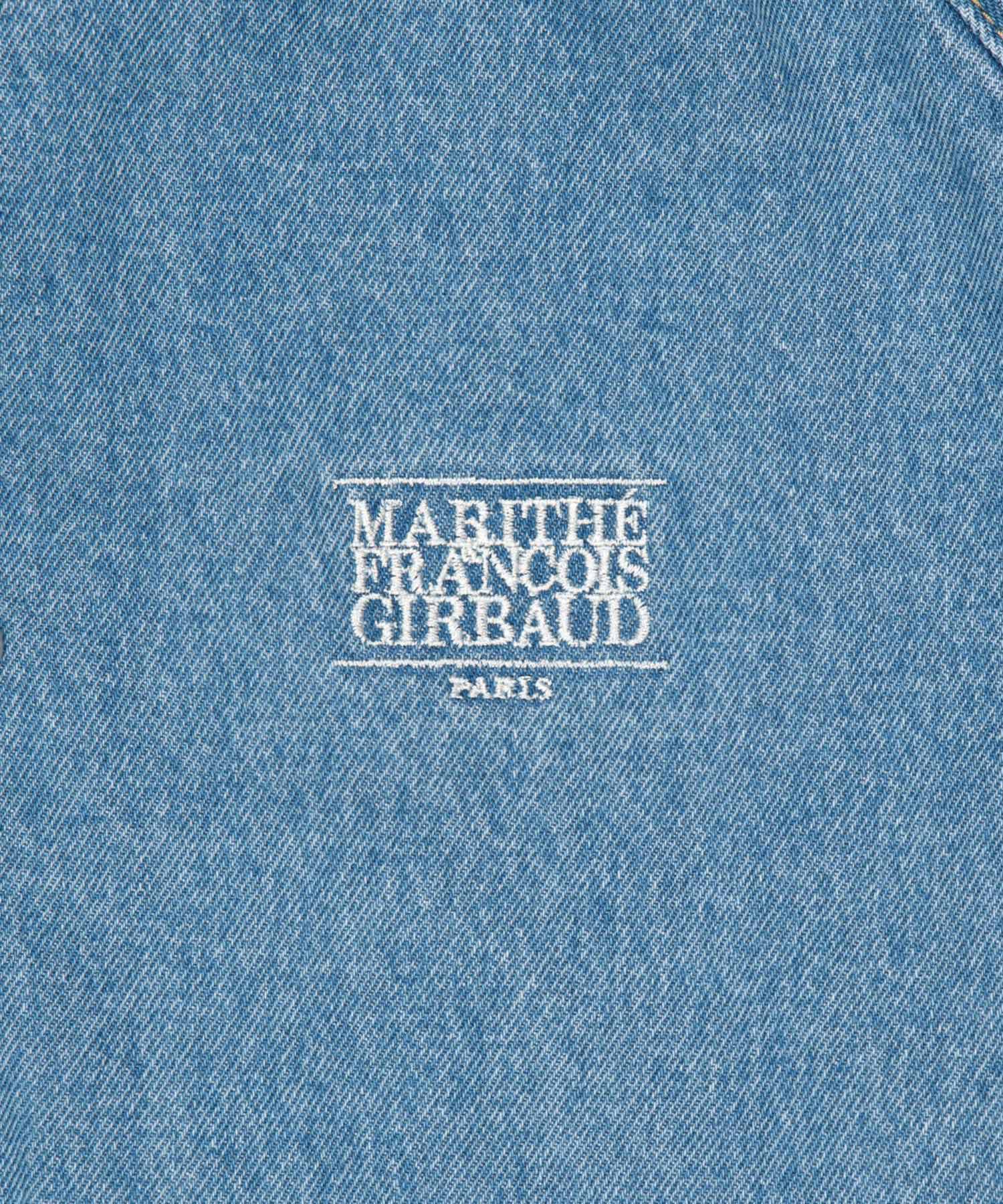 Marithe & Francois Girbaud - Classic Logo Raglan Denim Varsity Jacket (Light Blue) product image 10 | TRAB K-Fashion Australia