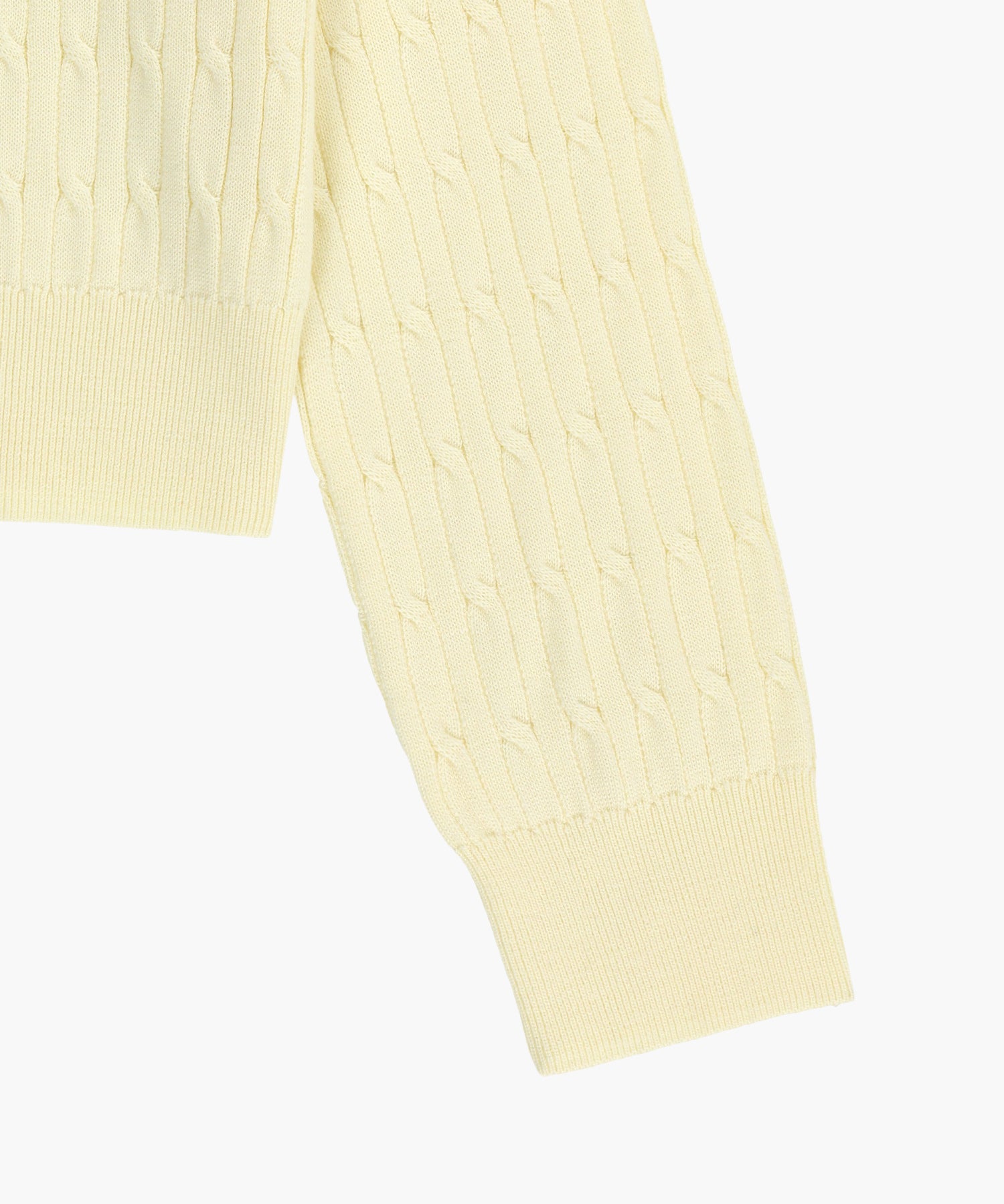 Marithe & Francois Girbaud - Cable Knit Cardigan (Ivory) product image 10 | TRAB K-Fashion Australia