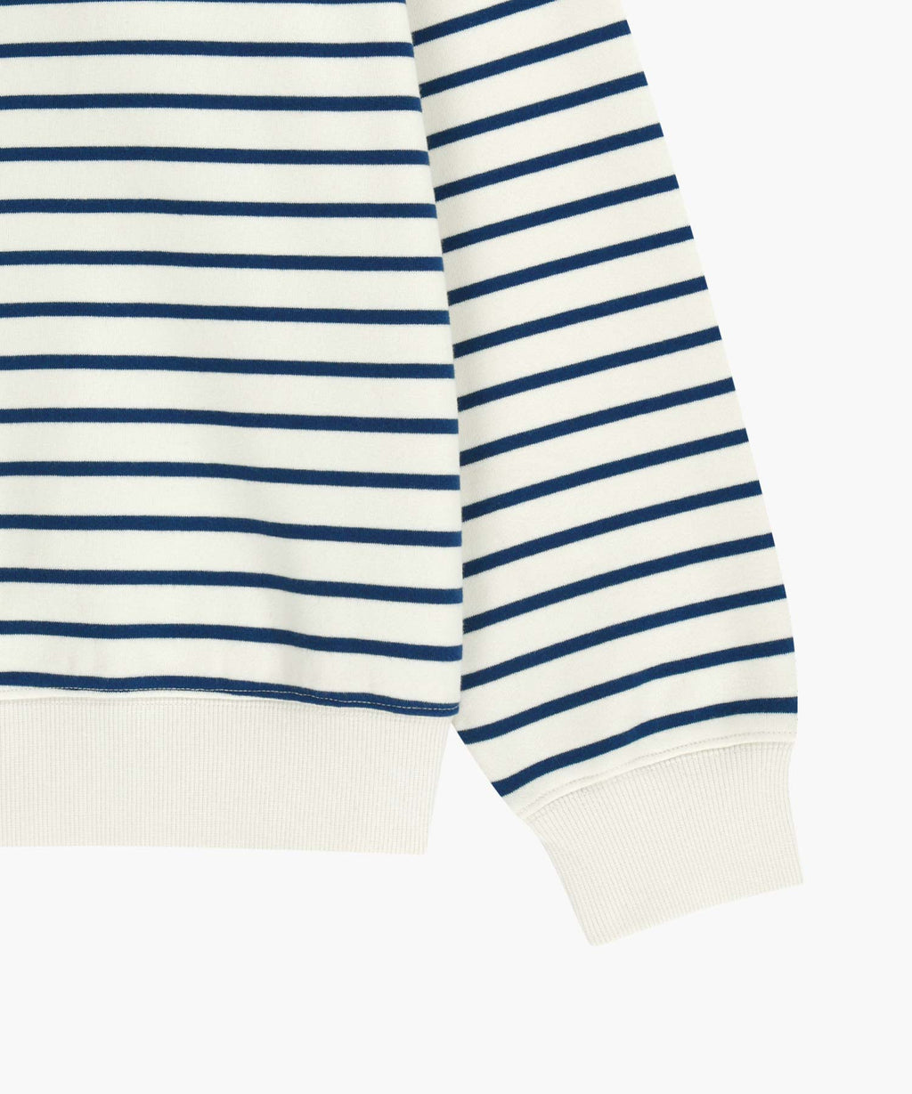 Marithe & Francois Girbaud - Small Classic Logo Stripe Sweatshirt (Ivory) product image 10 | TRAB K-Fashion Australia