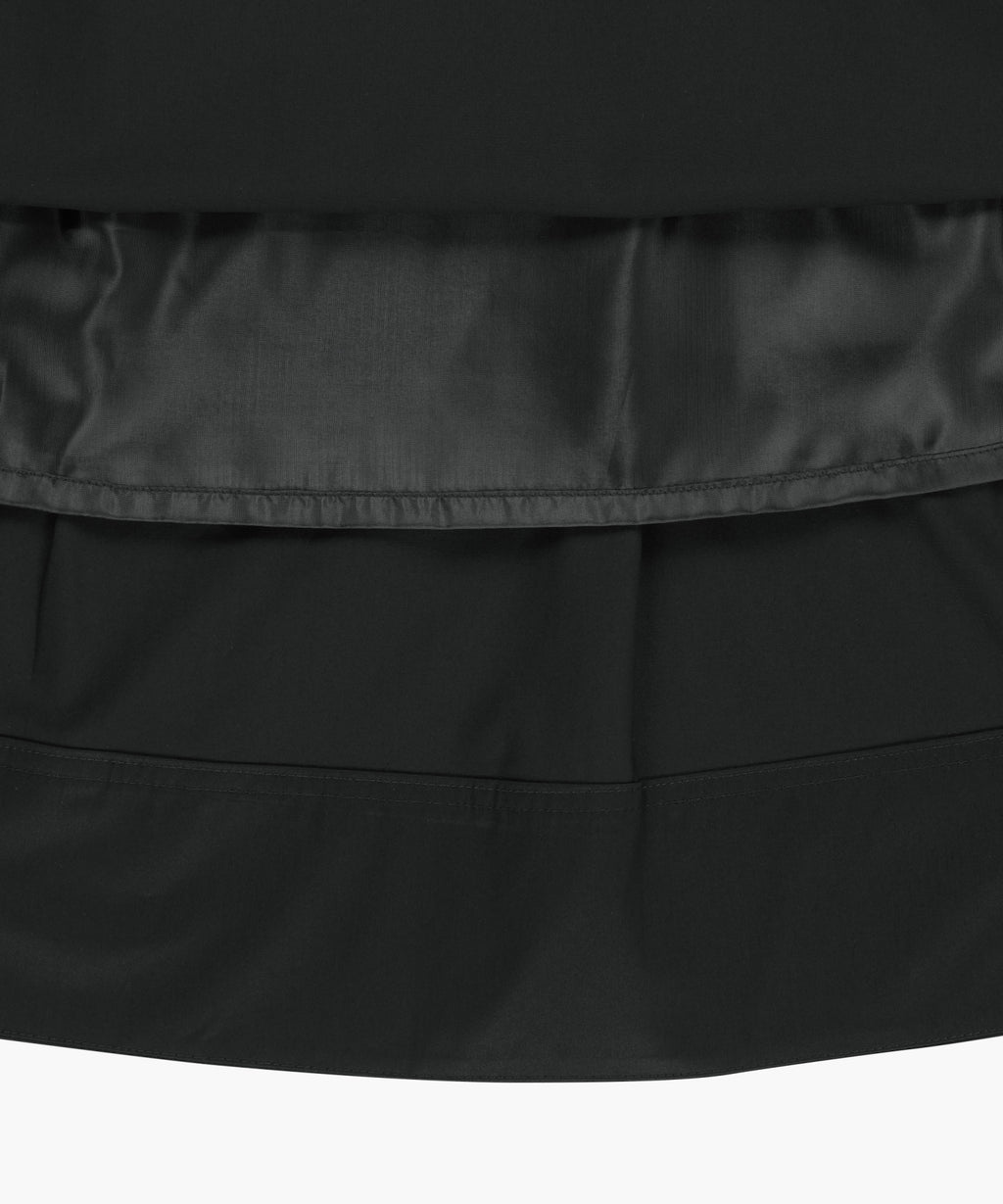 Marithe & Francois Girbaud - Cotton Waist Wrinkle Skirt (Black) product image 10 | TRAB K-Fashion Australia