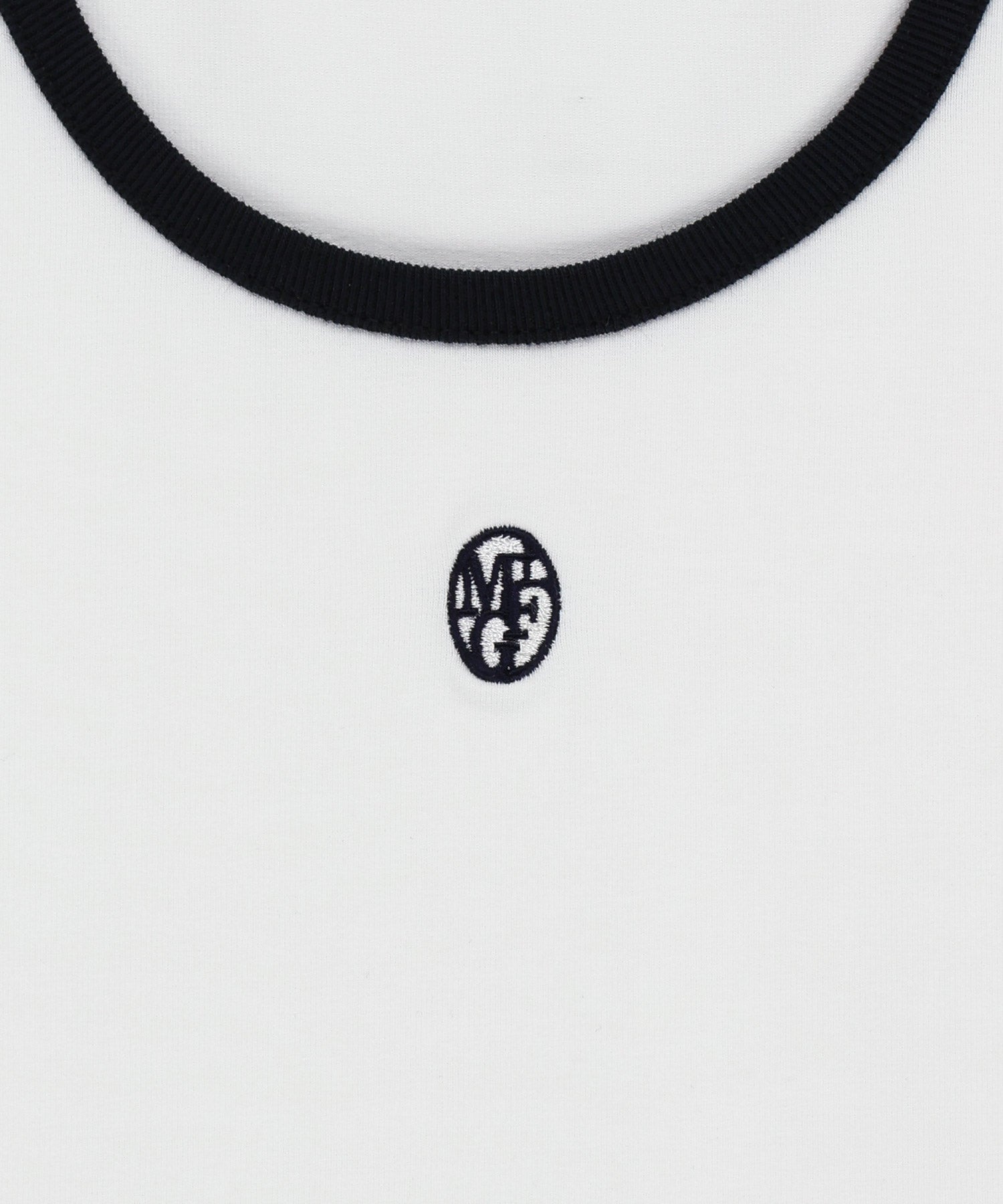 Marithe & Francois Girbaud - Deep Neck Ringer Tee (White) product image 9 | TRAB K-Fashion Australia