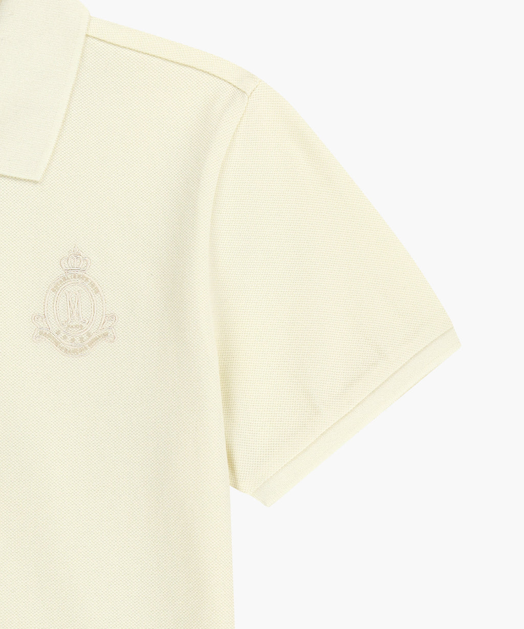 Marithe & Francois Girbaud - Emblem Pk Collar Tee (Ivory) product image 10 | TRAB K-Fashion Australia