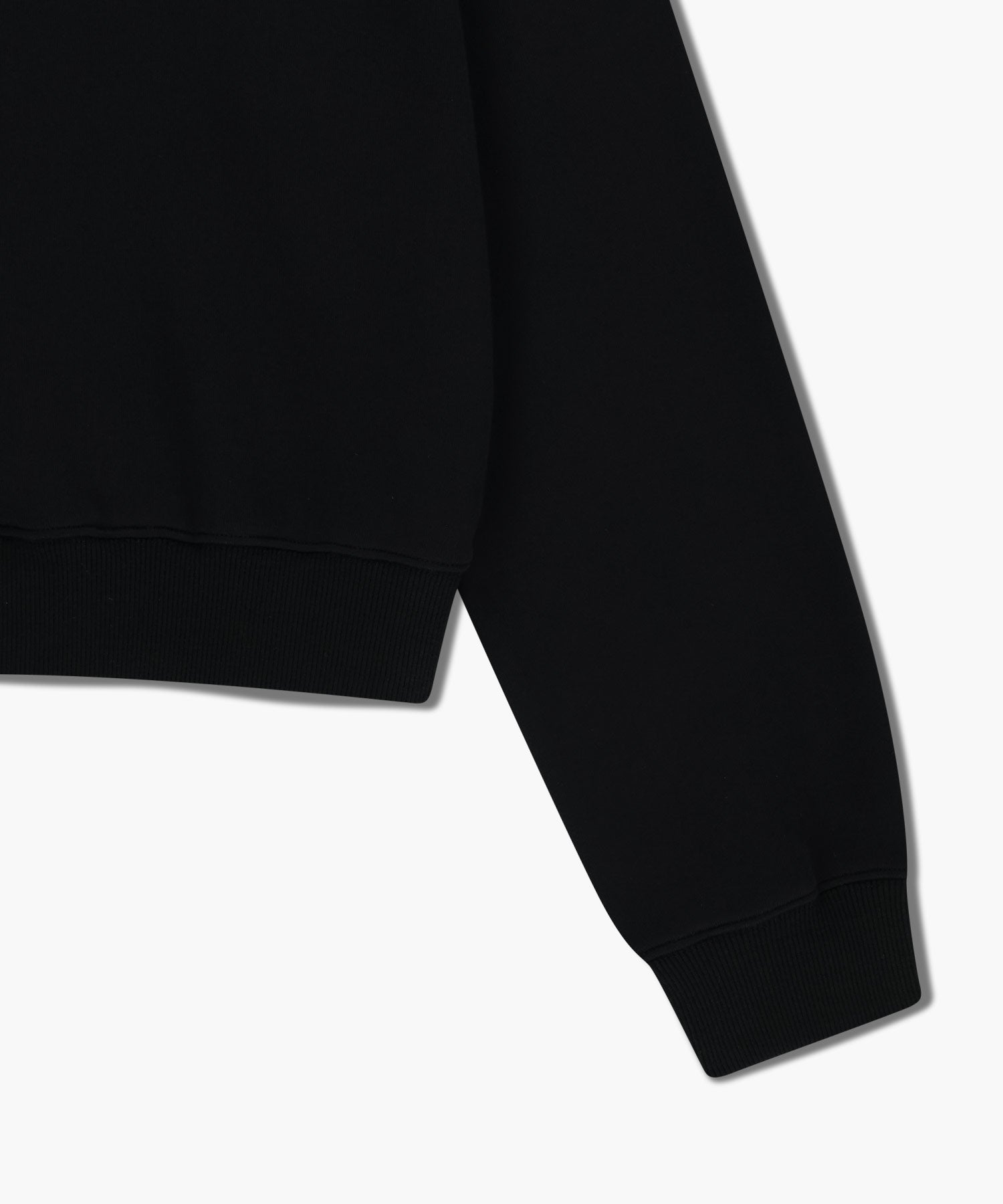Marithe & Francois Girbaud - Circle Logo V Neck Crop Sweatshirt (Black) product image 10 | TRAB K-Fashion Australia