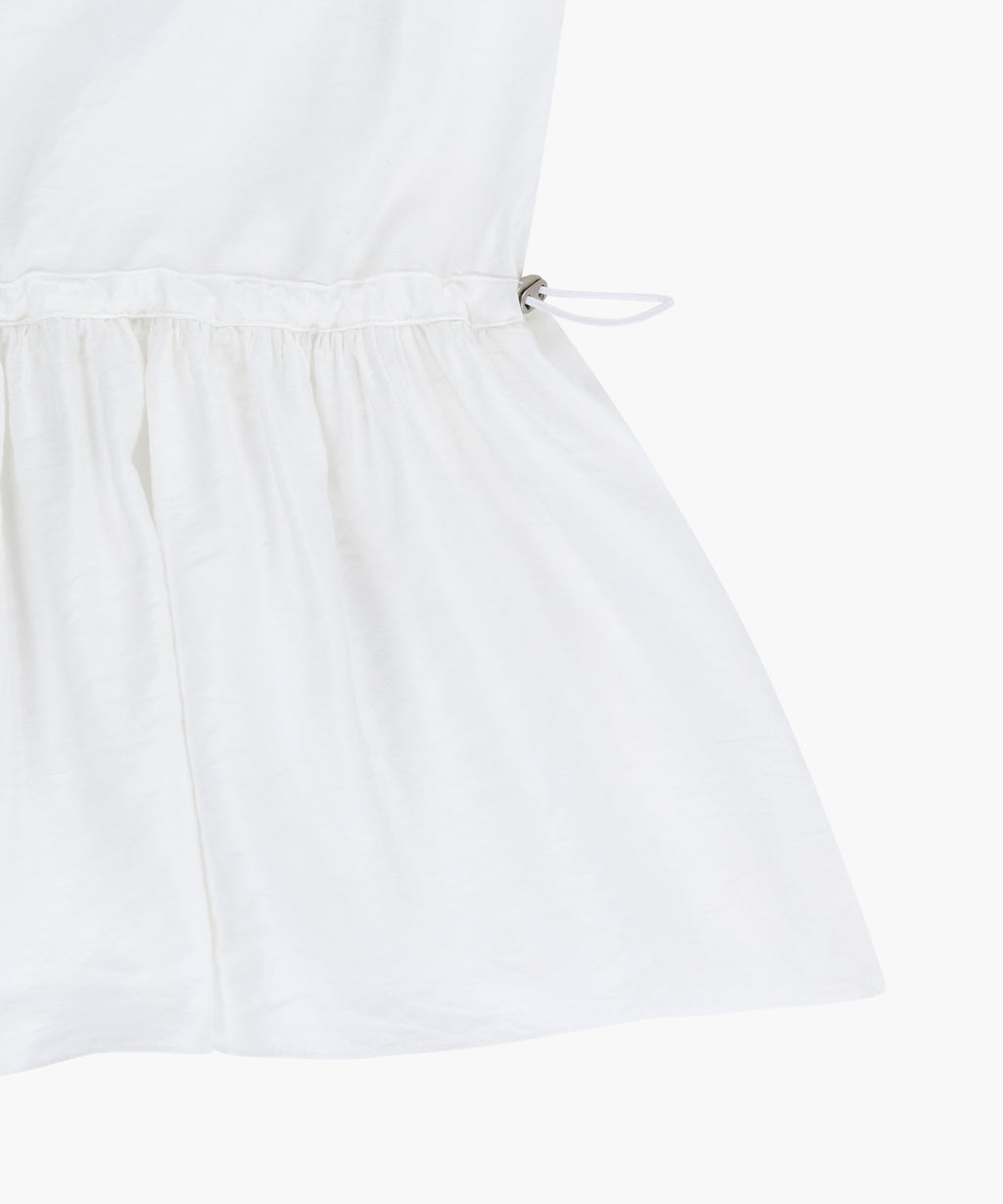 Marithe & Francois Girbaud - Shirring Sleeveless Dress (White) product image 10 | TRAB K-Fashion Australia