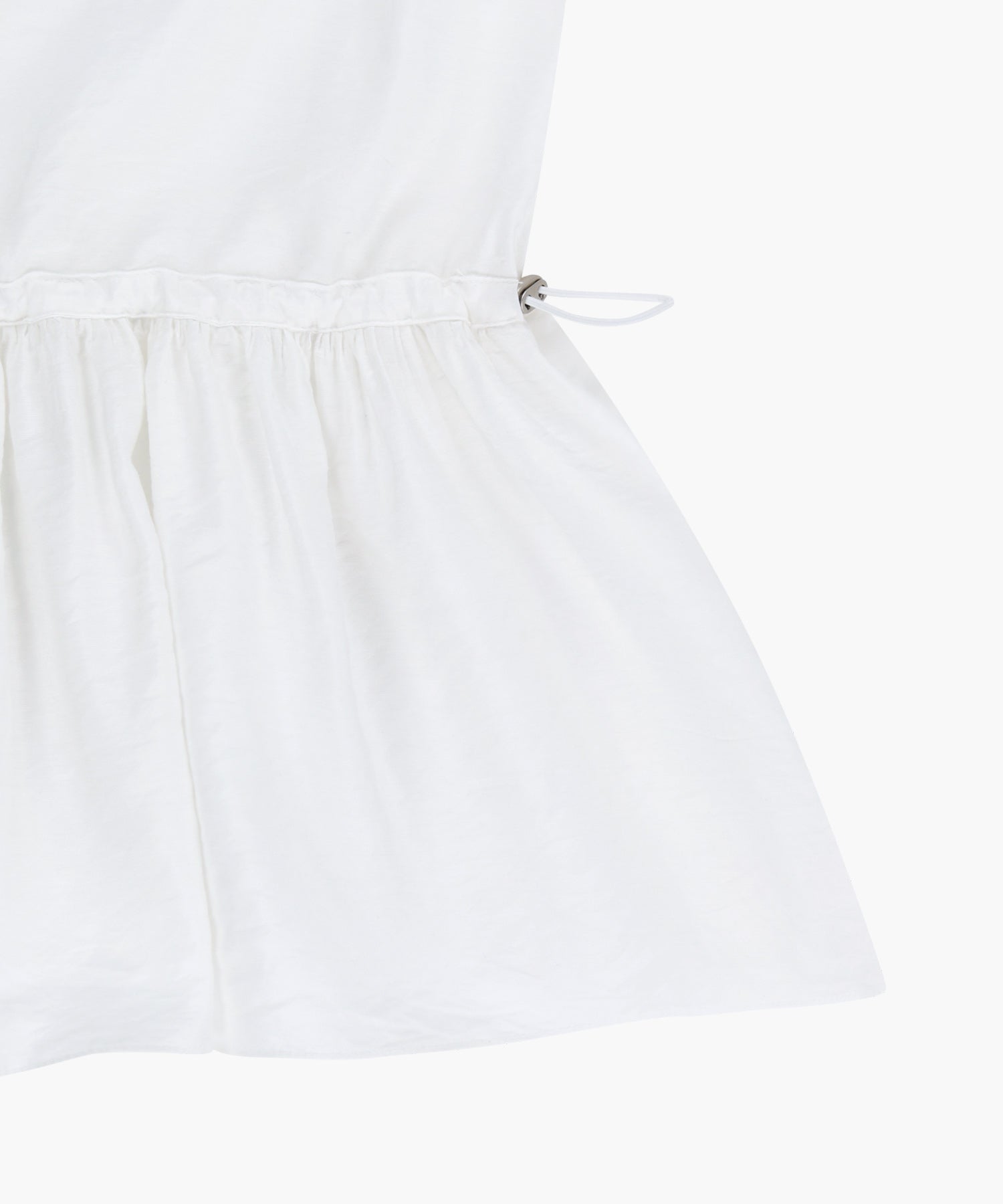 Marithe & Francois Girbaud - Shirring Sleeveless Dress (White) product image 10 | TRAB K-Fashion Australia