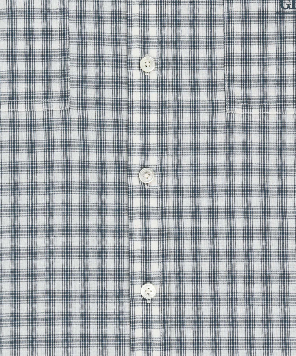 Marithe & Francois Girbaud - Check Half Sleeve Shirt (Ivory) product image 10 | TRAB K-Fashion Australia