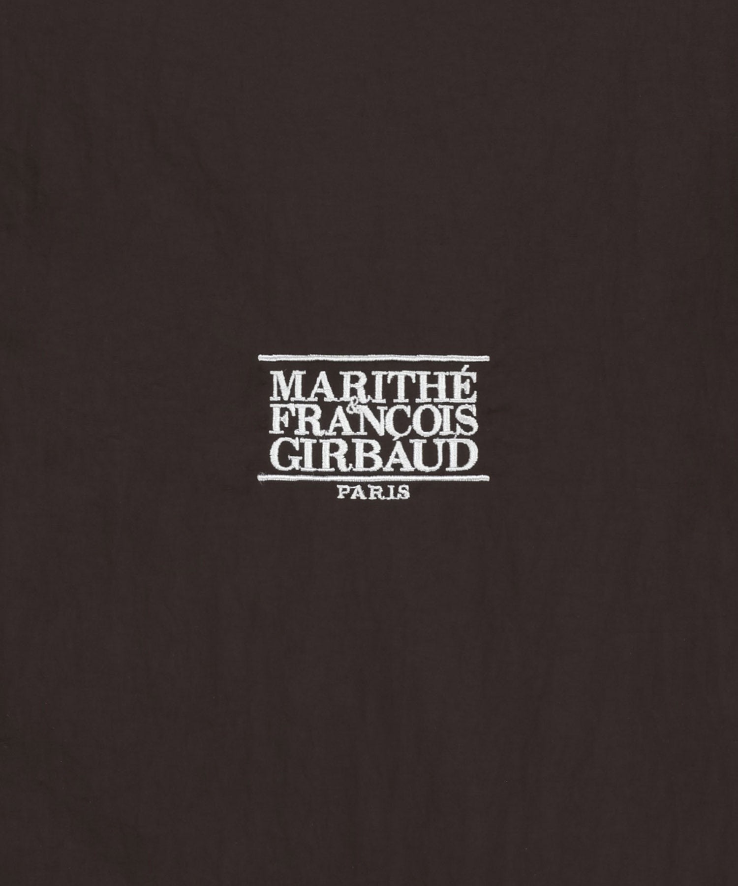 Marithe & Francois Girbaud - Classic Logo Over Fit Hooded Windbreaker (Brown) product image 10 | TRAB K-Fashion Australia