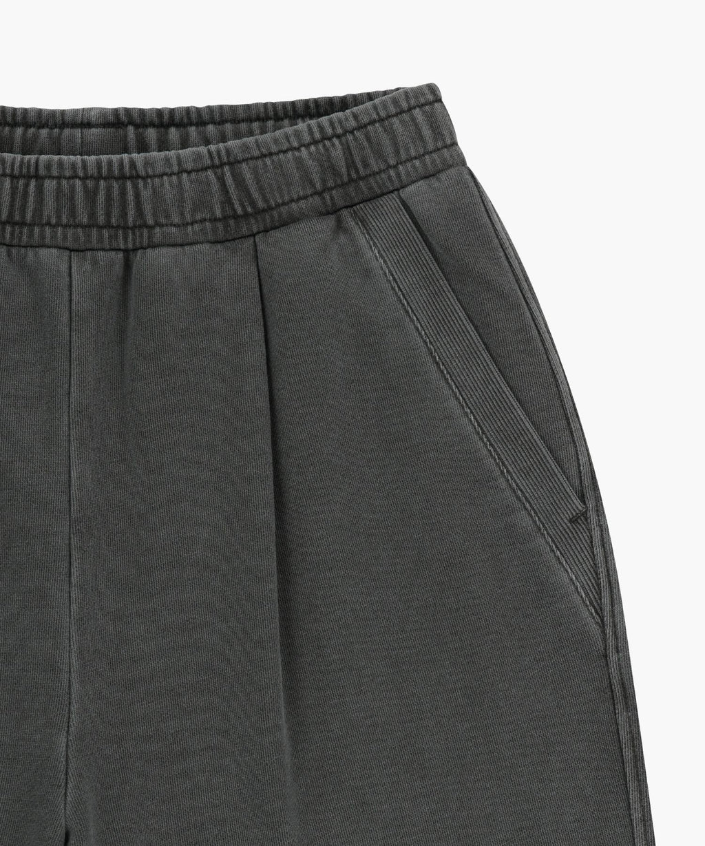 Marithe & Francois Girbaud - Outline Classic Logo Dyeing Bermuda Sweat Shorts (Charcoal) product image 10 | TRAB K-Fashion Australia