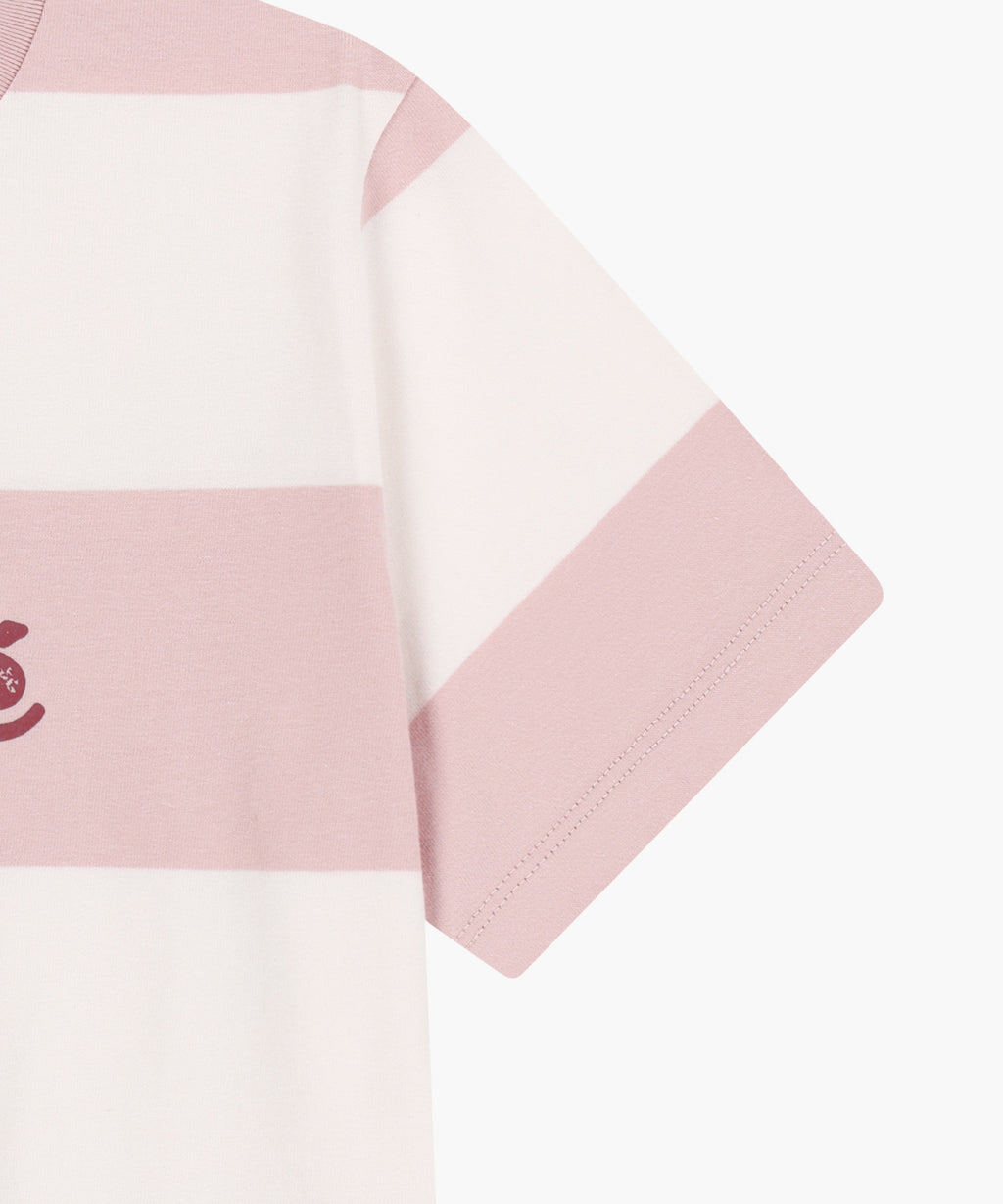Marithe & Francois Girbaud - Marine Graphic Stripe Tee (Pink) product image 10 | TRAB K-Fashion Australia
