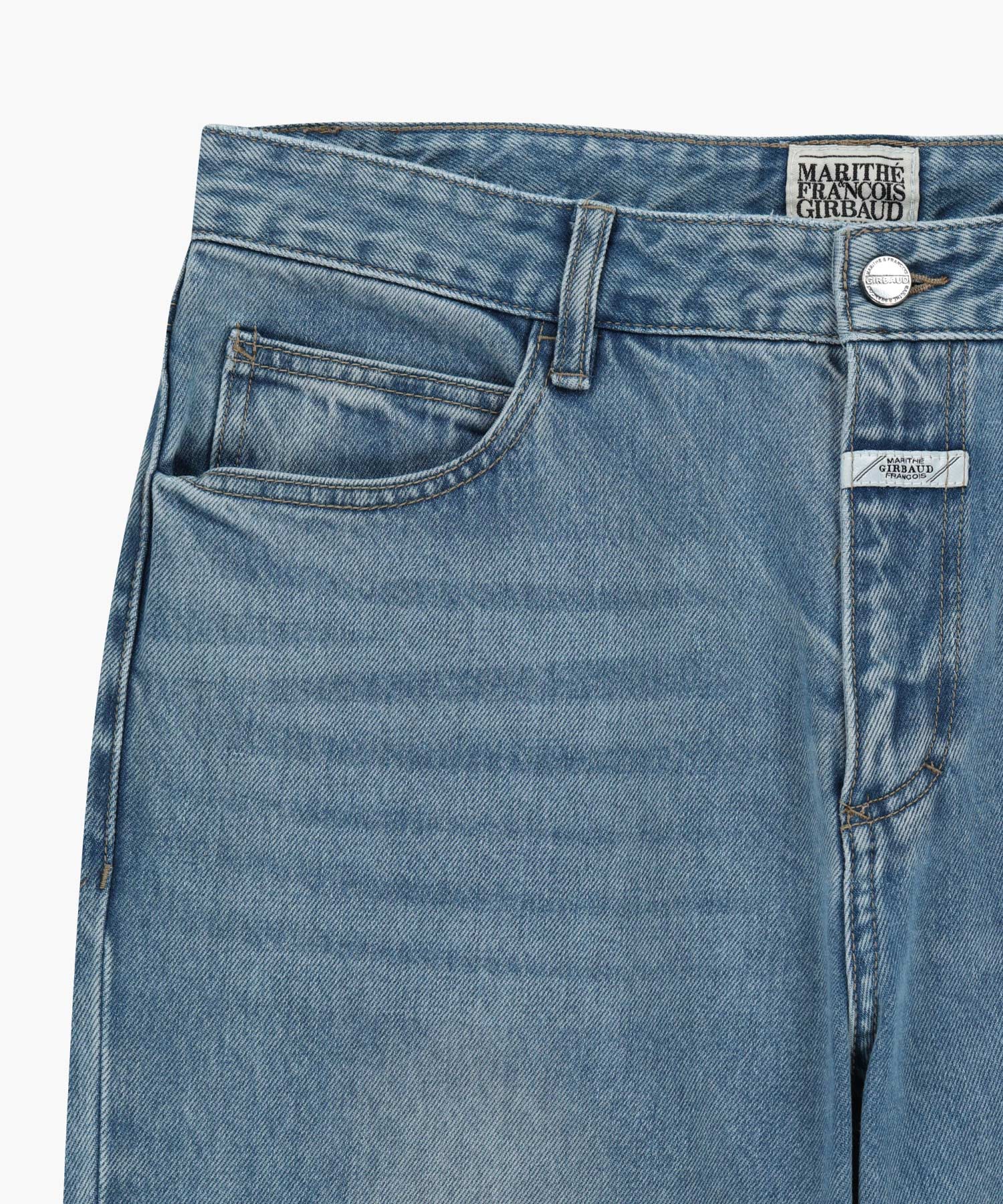 Marithe & Francois Girbaud - Slim Straight Denim Pants (Light Blue) product image 10 | TRAB K-Fashion Australia