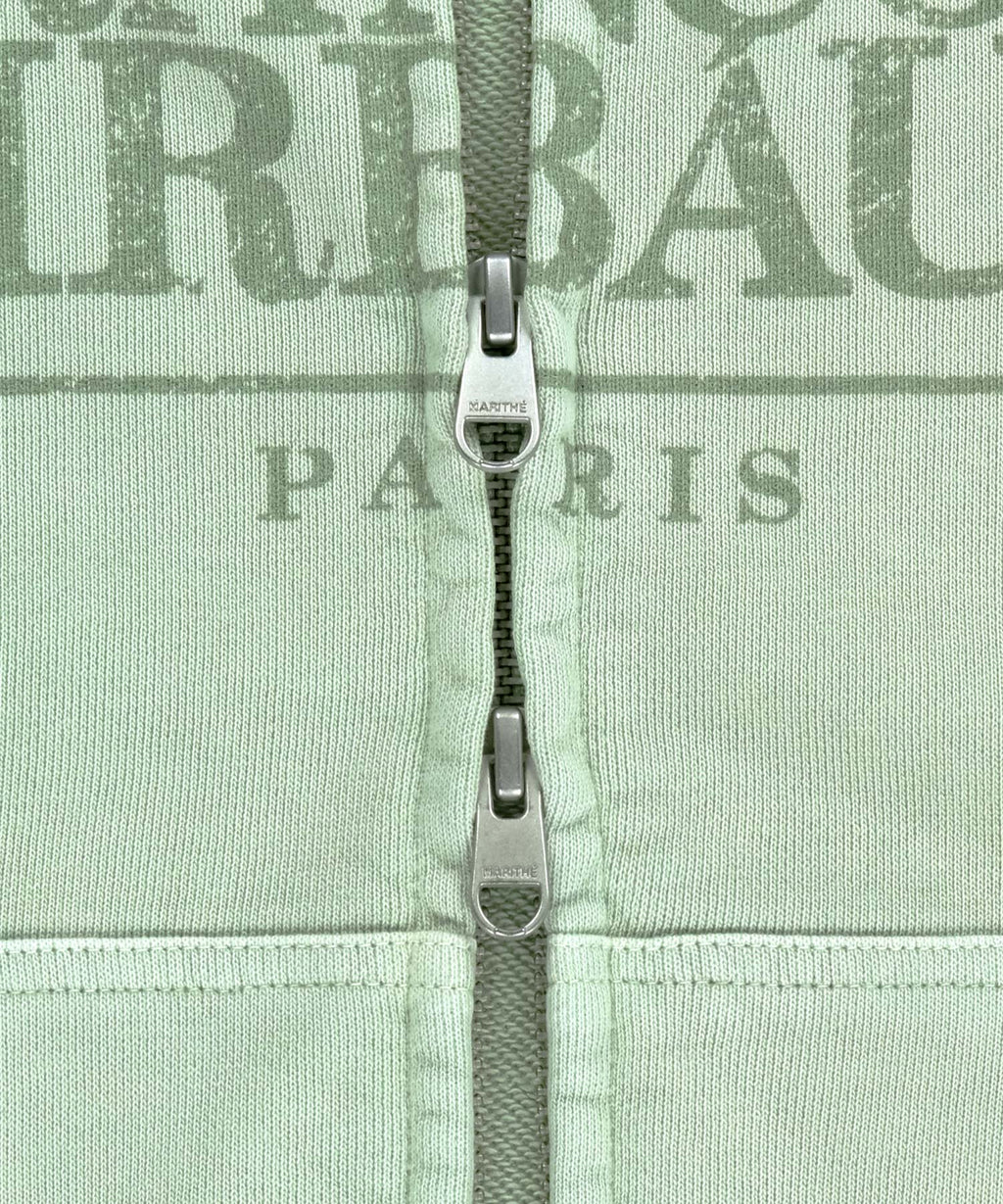 Marithe & Francois Girbaud - Classic Logo Dyeing Hoodie Zipup (Mint) product image 10 | TRAB K-Fashion Australia