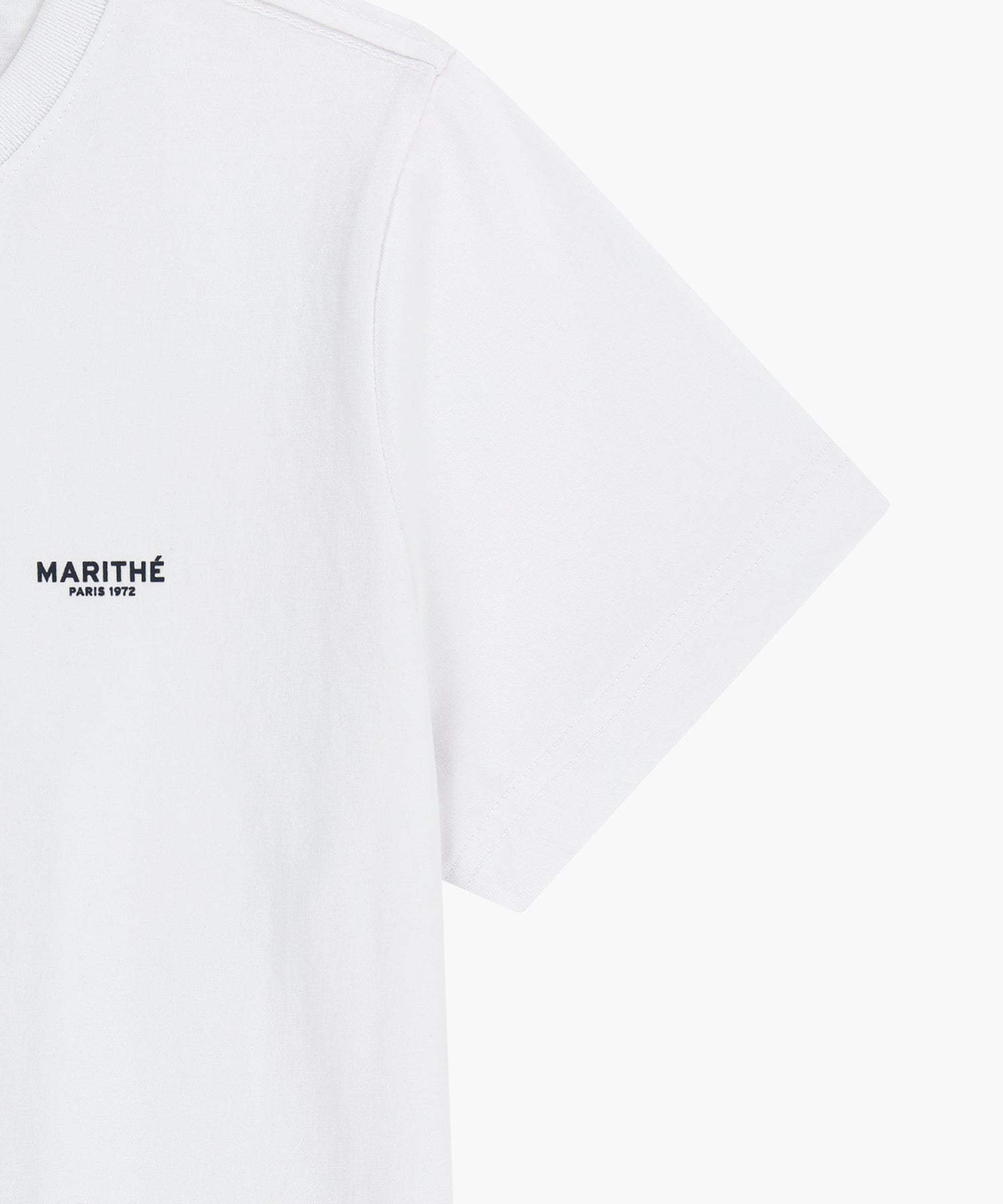 Marithe & Francois Girbaud - Small Regular Logo Tee (White) product image 10 | TRAB K-Fashion Australia