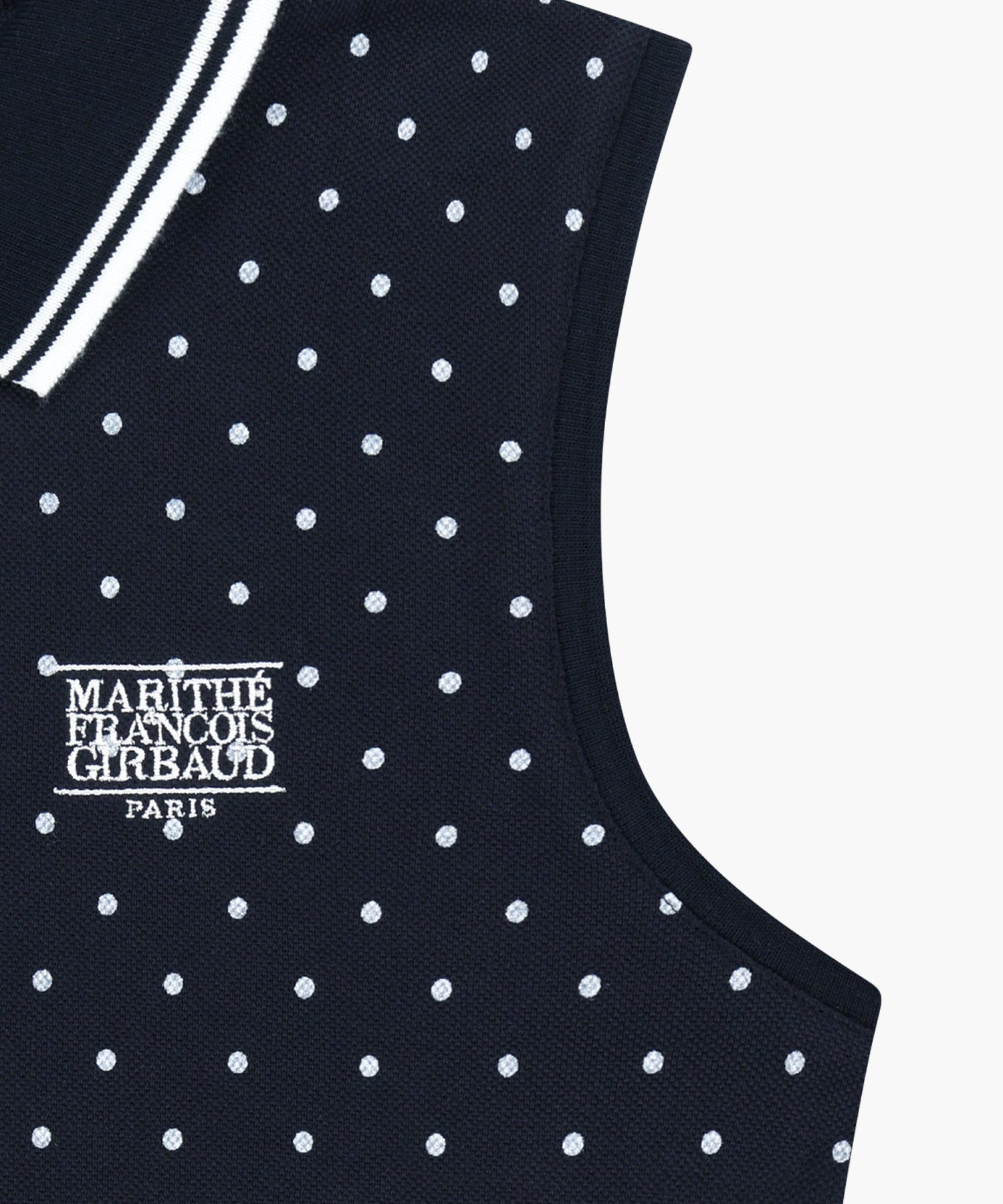 Marithe & Francois Girbaud - Small Classic Logo Pk Collar Sleeveless (Dot) product image 10 | TRAB K-Fashion Australia