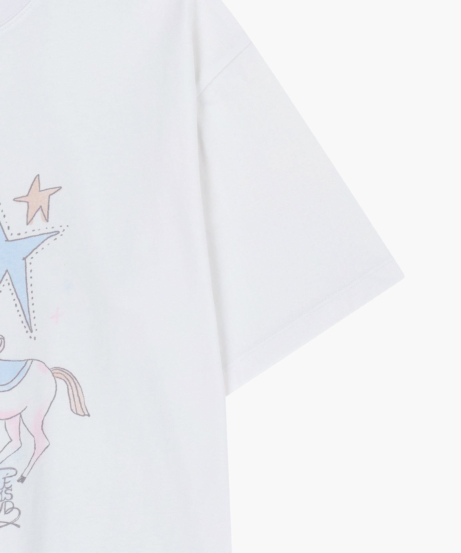 Marithe & Francois Girbaud - Unicorn Graphic Oversized Tee (White) product image 10 | TRAB K-Fashion Australia