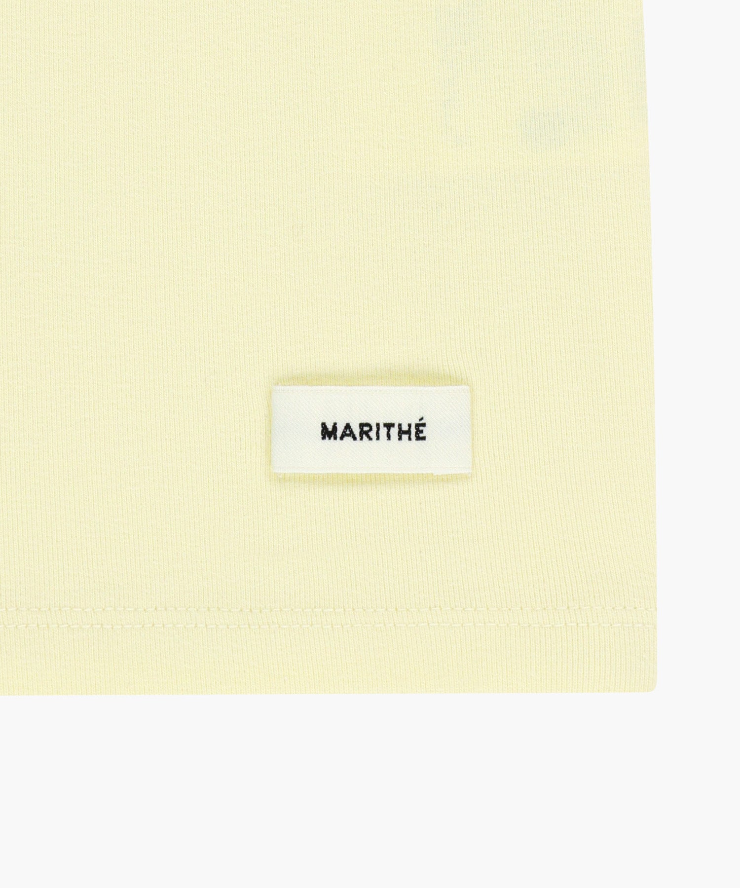 Marithe & Francois Girbaud - Basic Crop Tee (Light Yellow) product image 10 | TRAB K-Fashion Australia