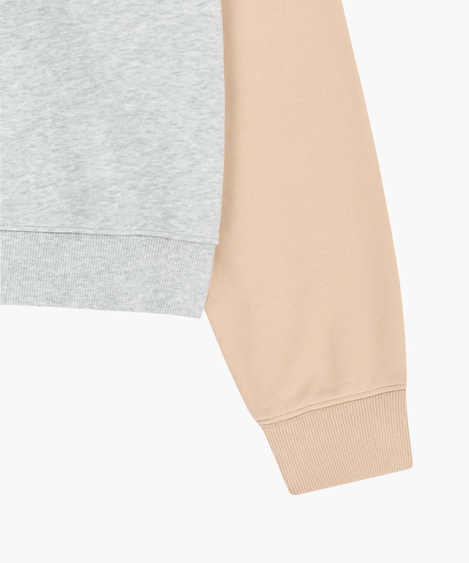 Marithe & Francois Girbaud - Block Classic Logo Raglan Crop Sweatshirt (Coral Pink) product image 10 | TRAB K-Fashion Australia