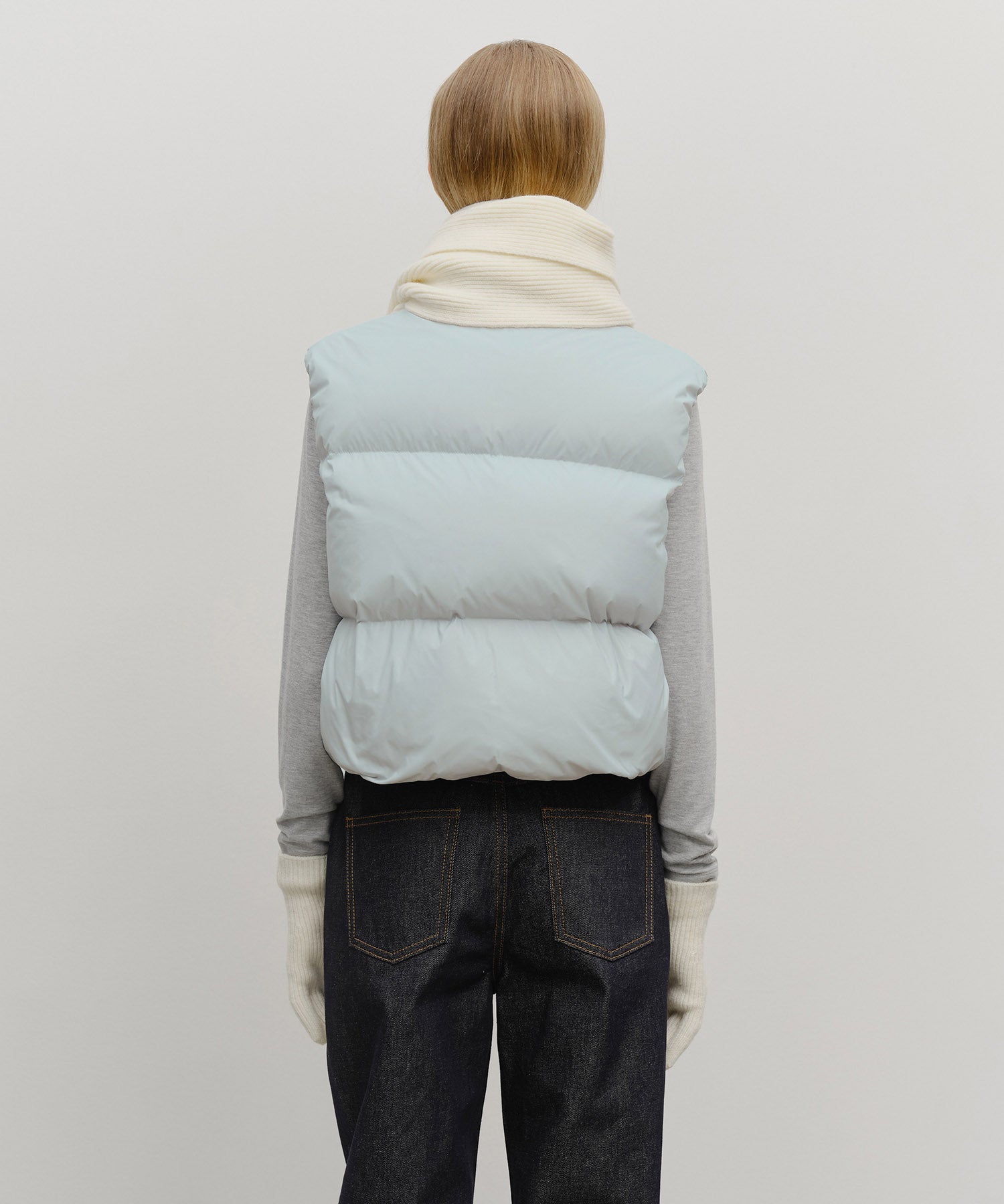 Marithe & Francois Girbaud - Regular Logo Muffler&glove (Cream) product image 10 | TRAB K-Fashion Australia