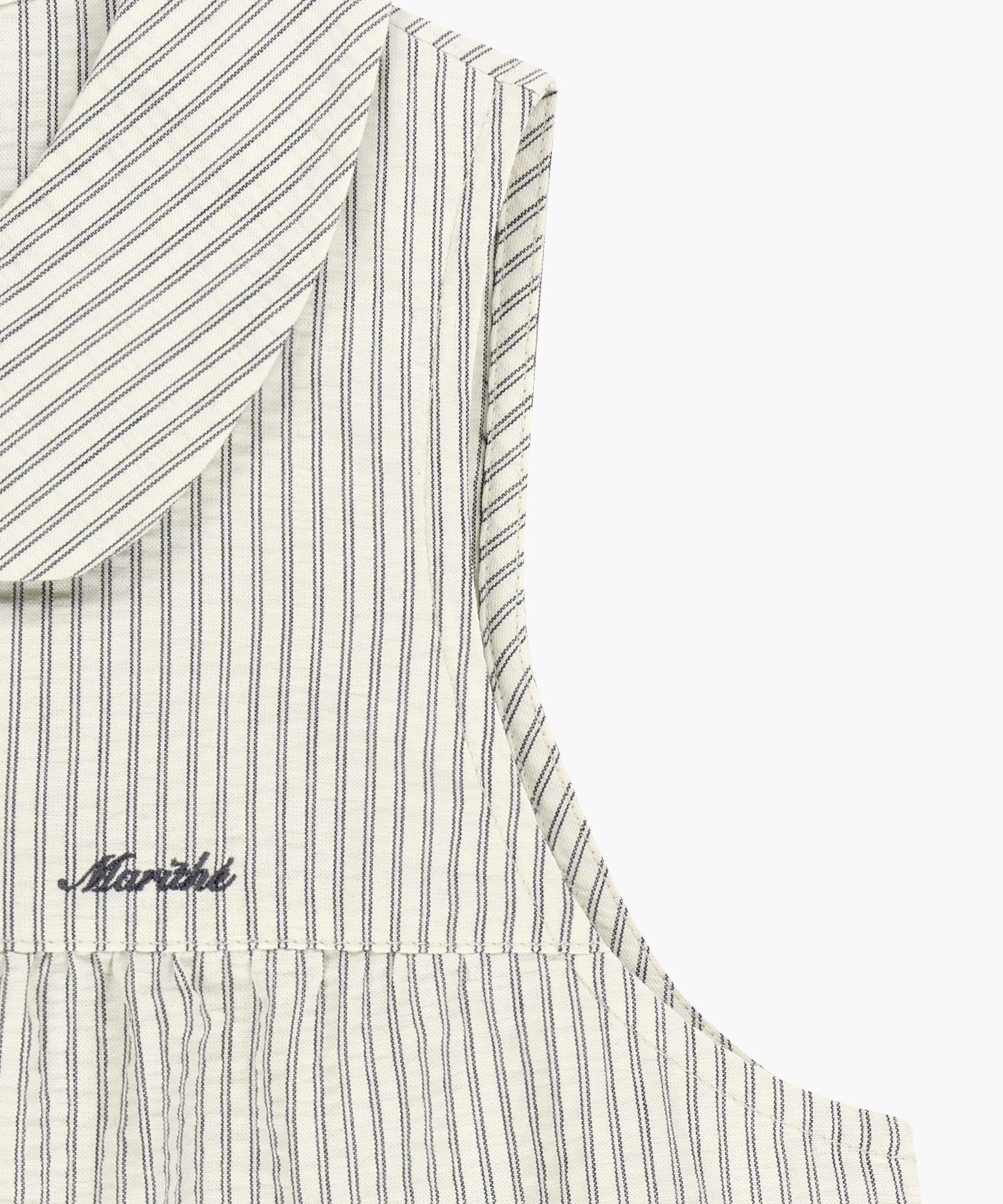 Marithe & Francois Girbaud - Round Collar Sleeveless Blouse (Ivory) product image 13 | TRAB K-Fashion Australia