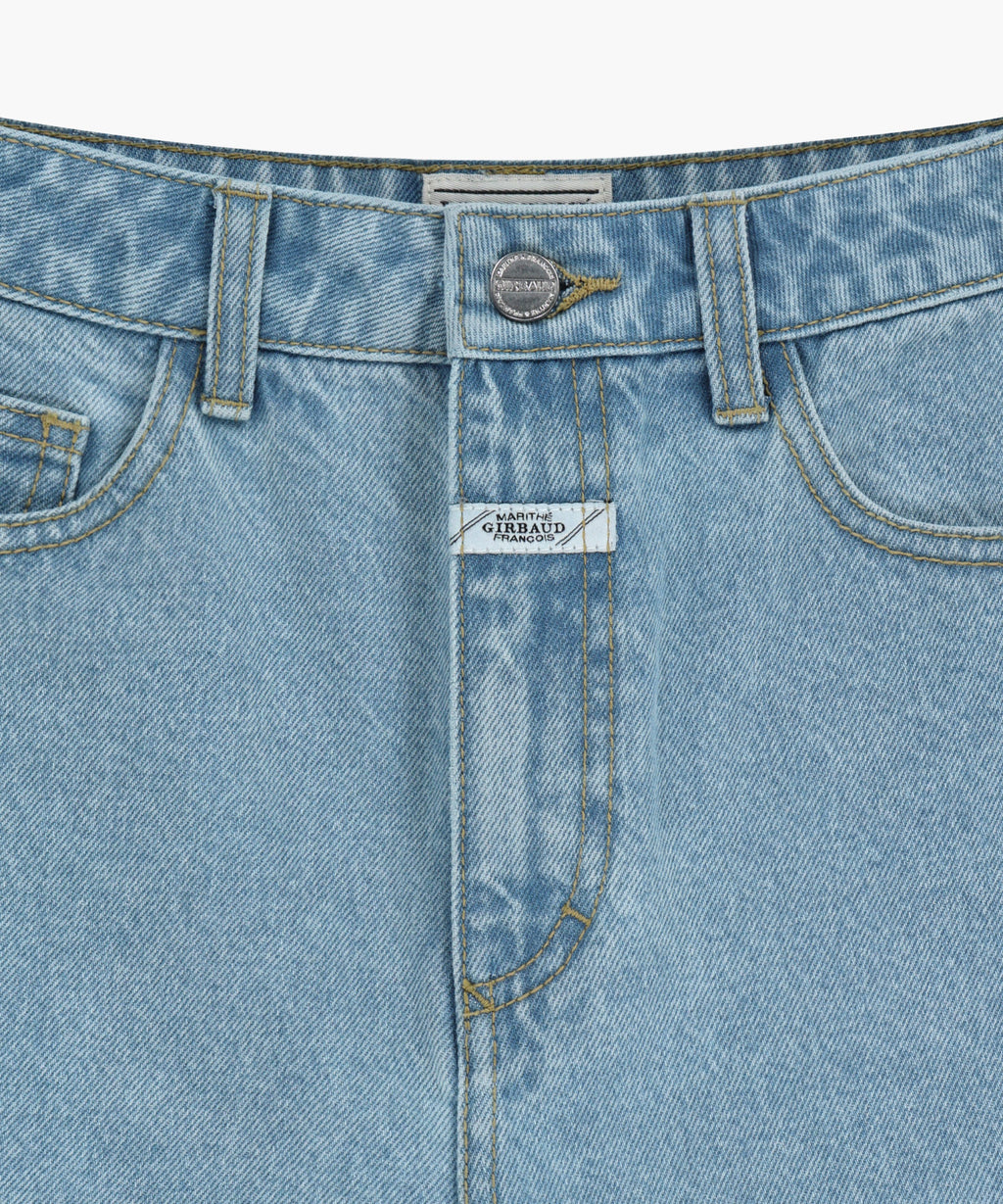 Marithe & Francois Girbaud - Carpenter Denim Shorts (Light Blue) product image 10 | TRAB K-Fashion Australia