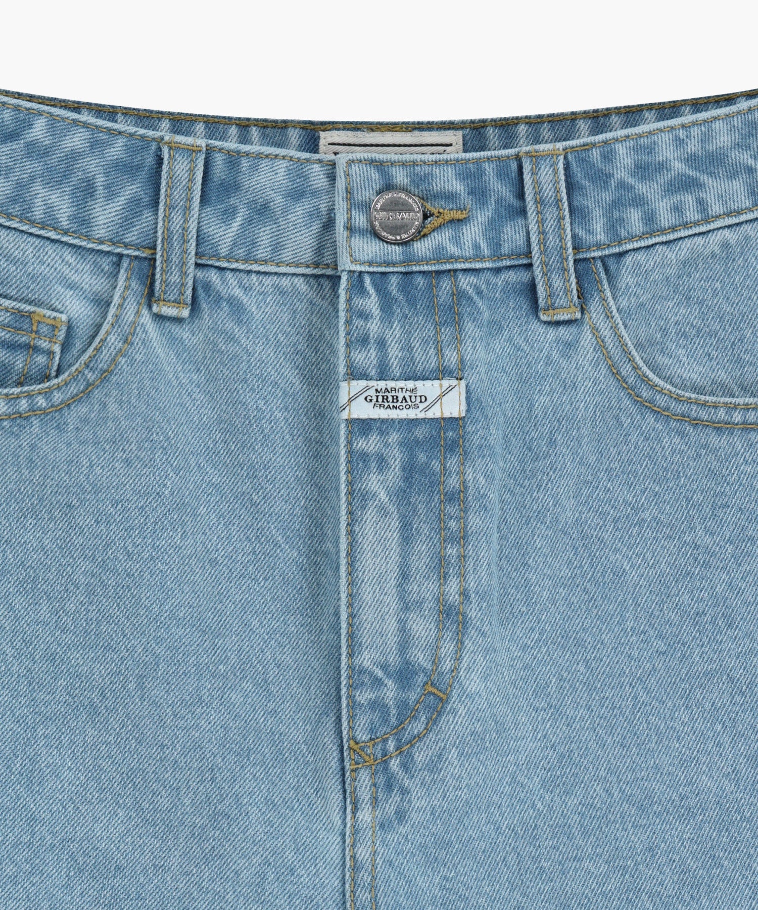 Marithe & Francois Girbaud - Carpenter Denim Shorts (Light Blue) product image 10 | TRAB K-Fashion Australia