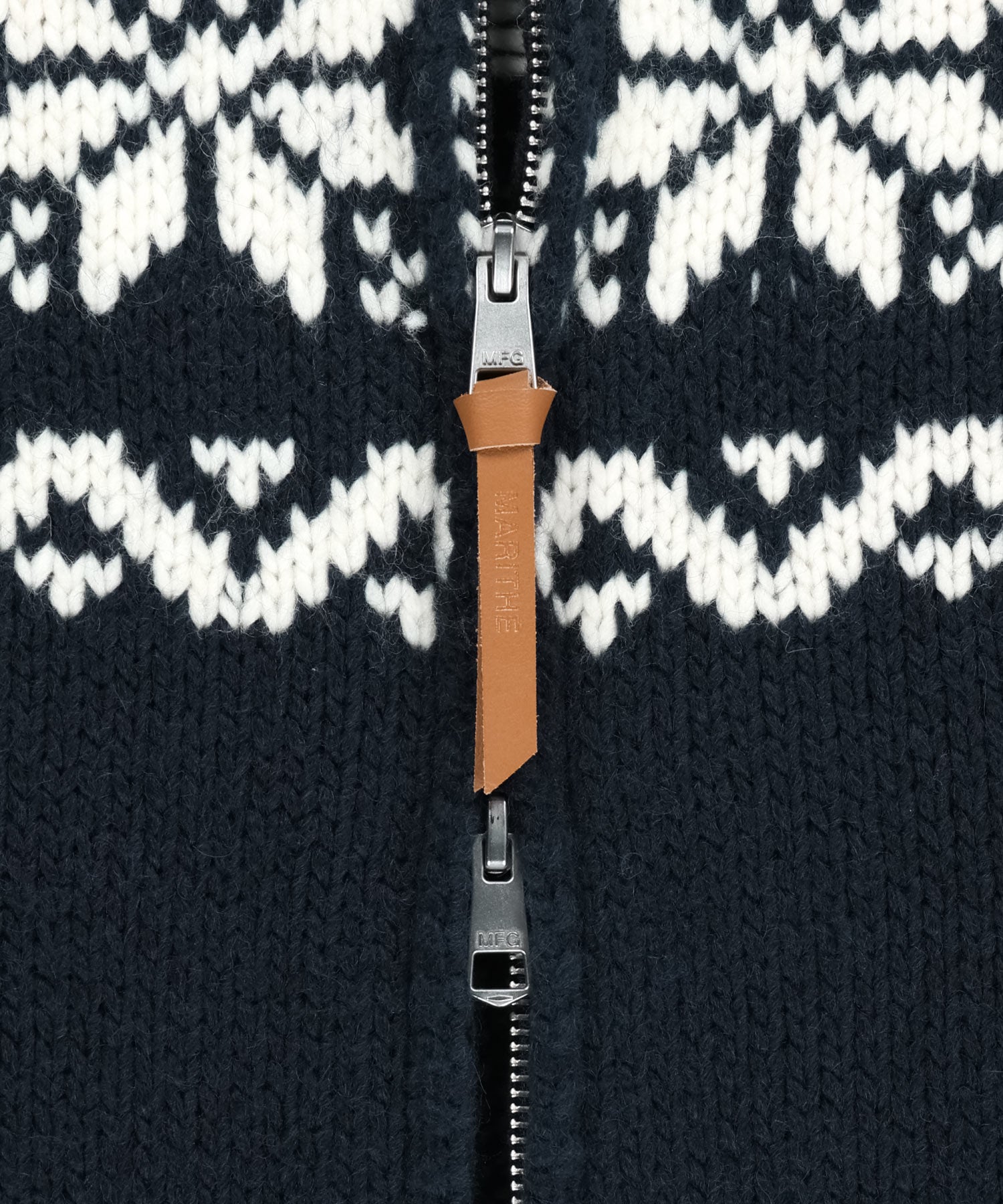 Marithe & Francois Girbaud - Nordic Cowichan Cardigan (Navy) product image 10 | TRAB K-Fashion Australia