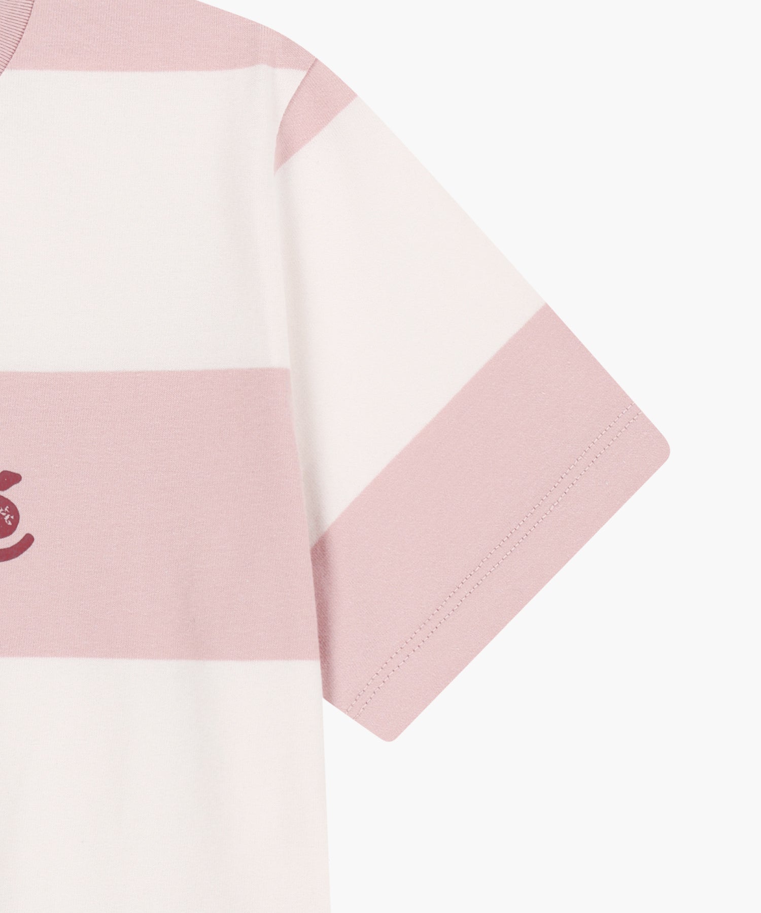 Marithe & Francois Girbaud - Marine Graphic Stripe Tee (Pink) product image 10 | TRAB K-Fashion Australia