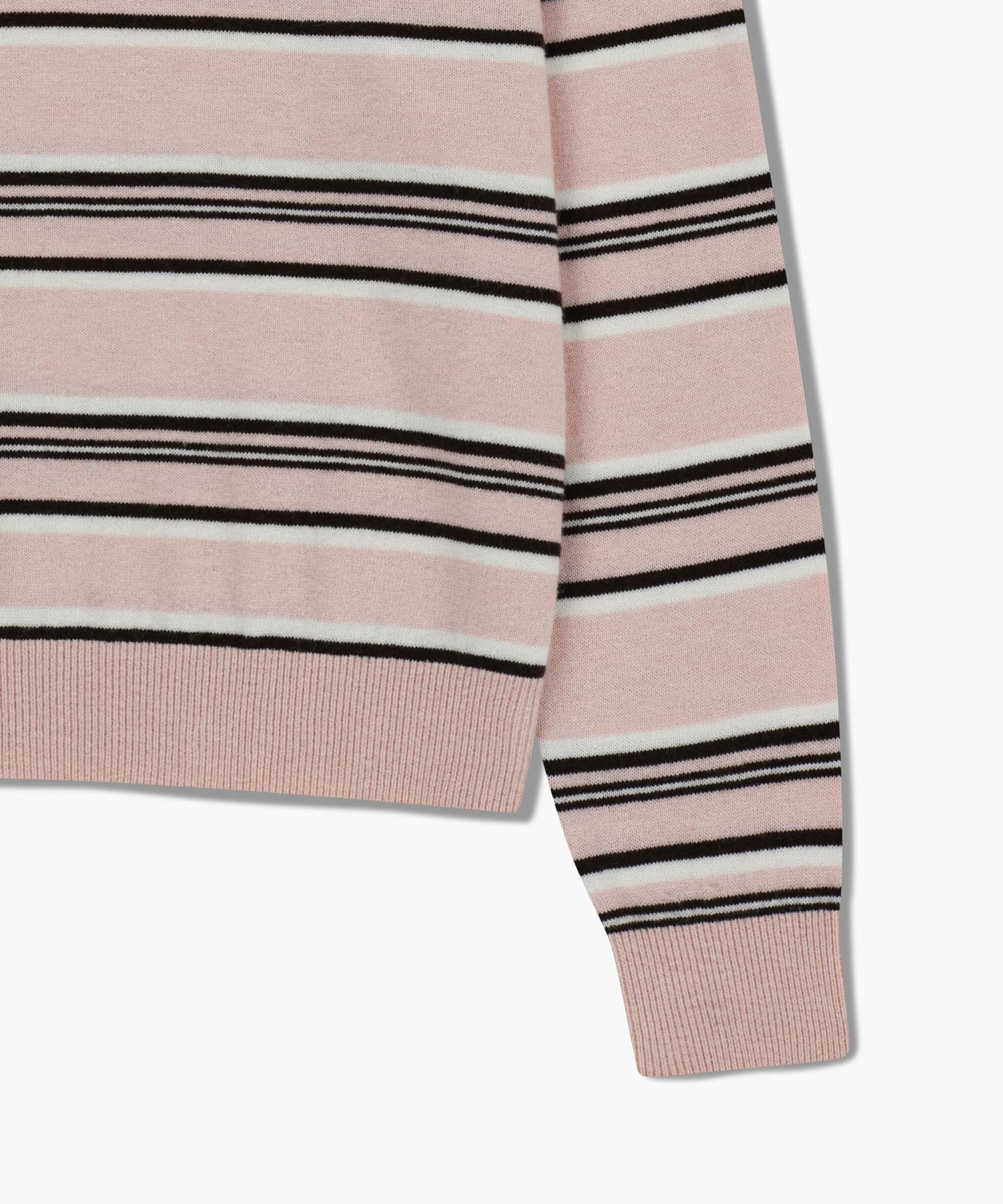 Marithe & Francois Girbaud - Regular Logo Stripe Polo Knit (Pink) product image 12 | TRAB K-Fashion Australia
