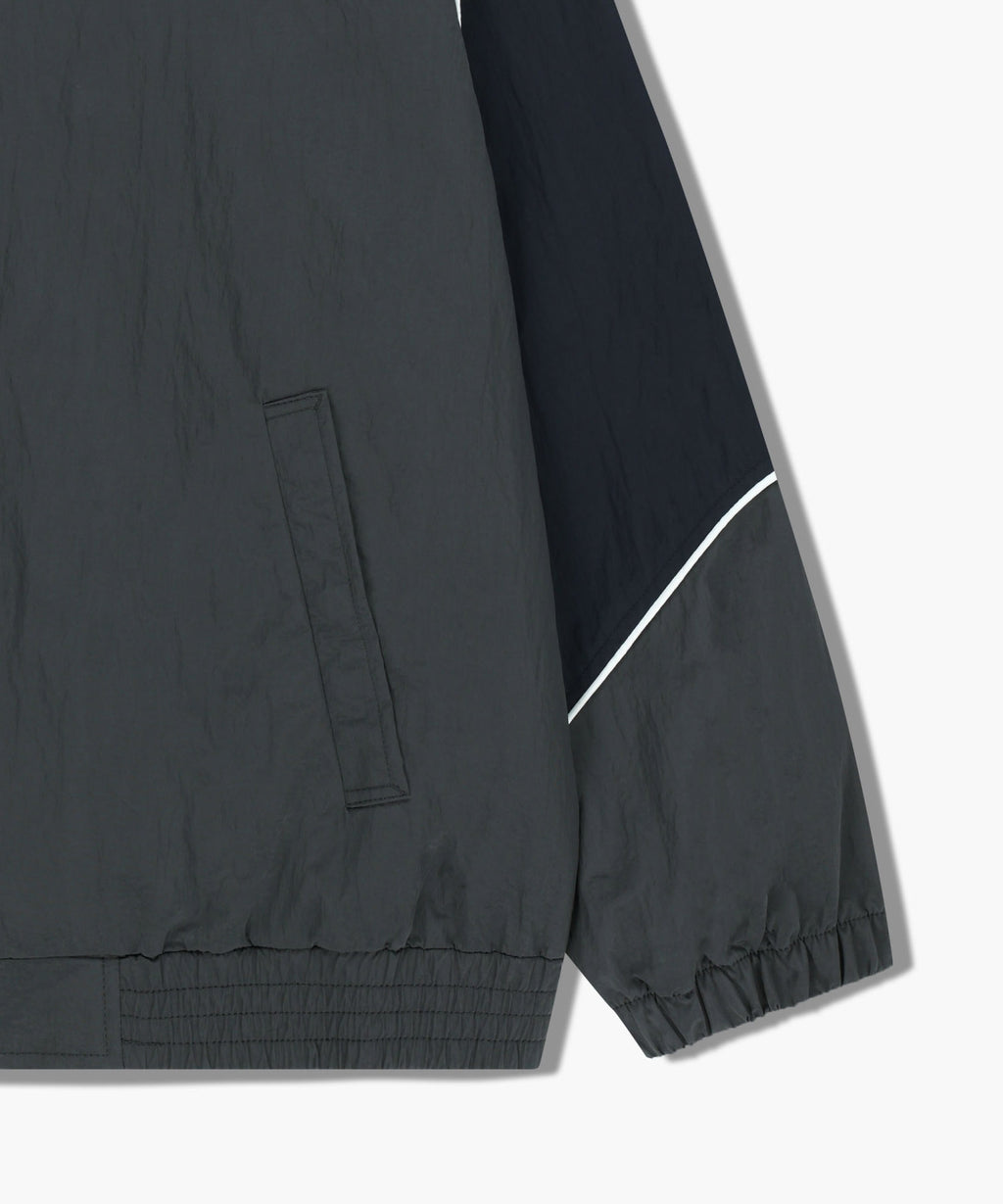 Marithe & Francois Girbaud - Color-block Highneck Windbreaker (Charcoal) product image 14 | TRAB K-Fashion Australia