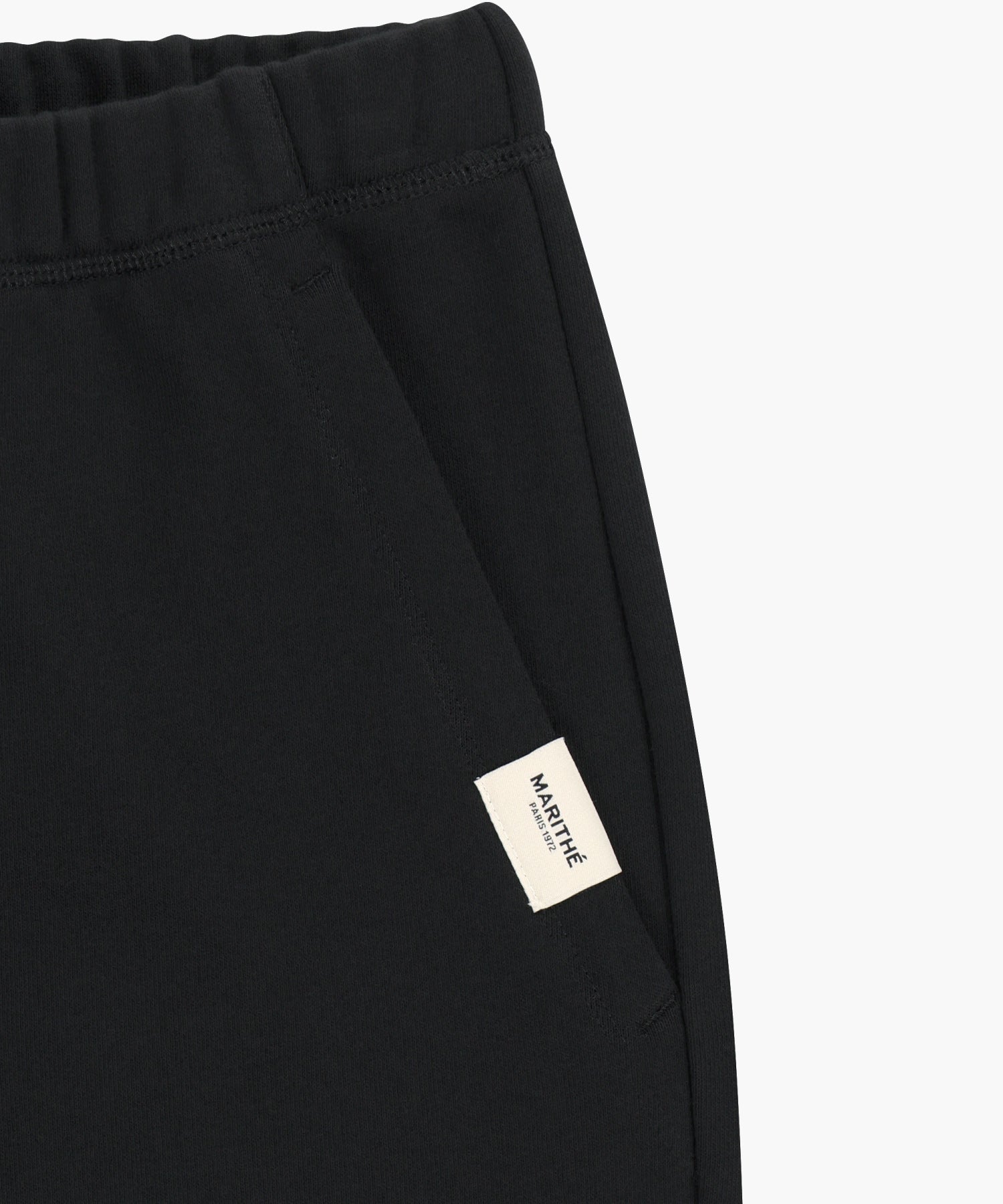 Marithe & Francois Girbaud - Basic Fold-over Sweat Pants (Black) product image 9 | TRAB K-Fashion Australia