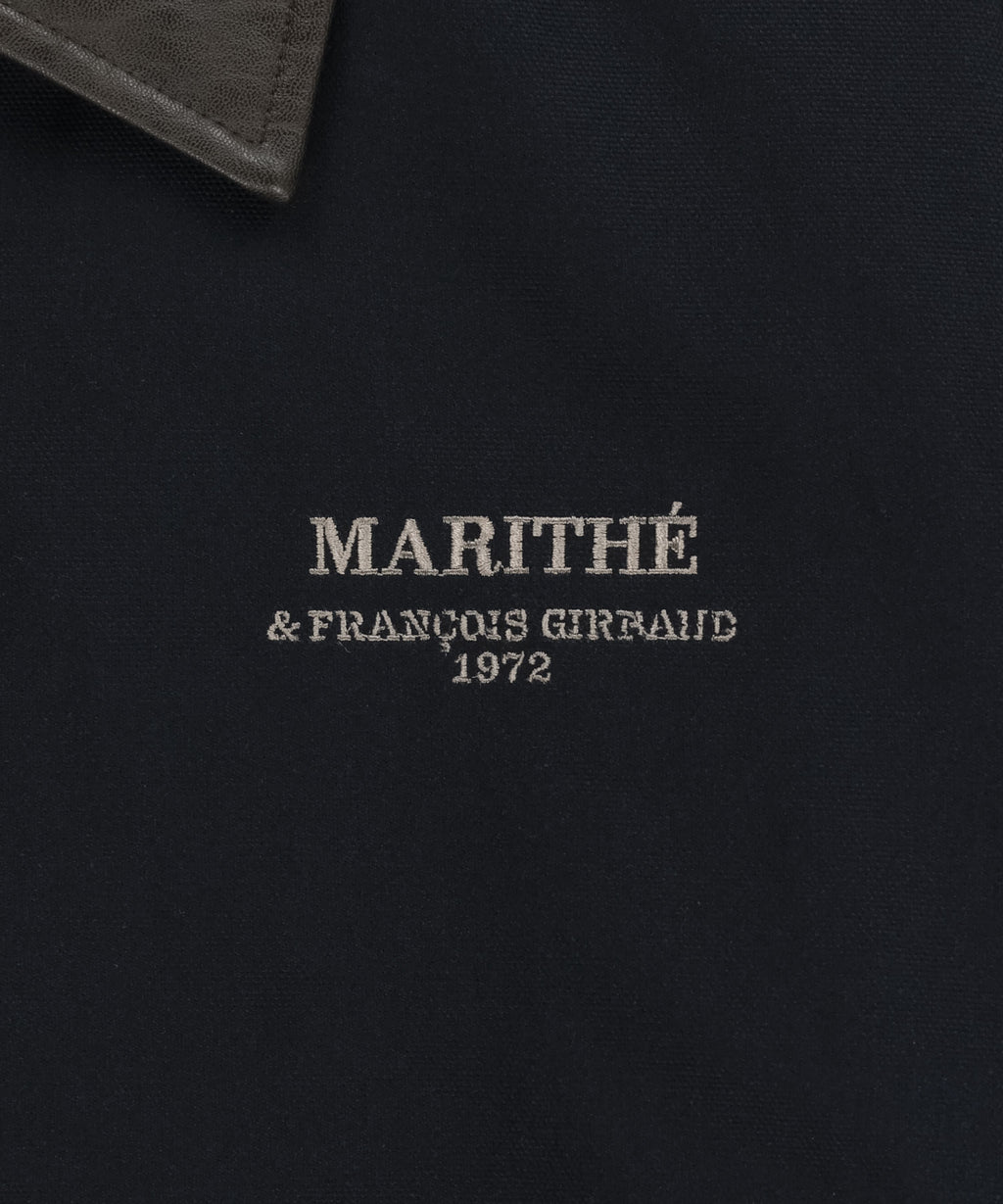Marithe & Francois Girbaud - Graphic Embroidery Cotton Bomber Jacket (Navy) product image 10 | TRAB K-Fashion Australia