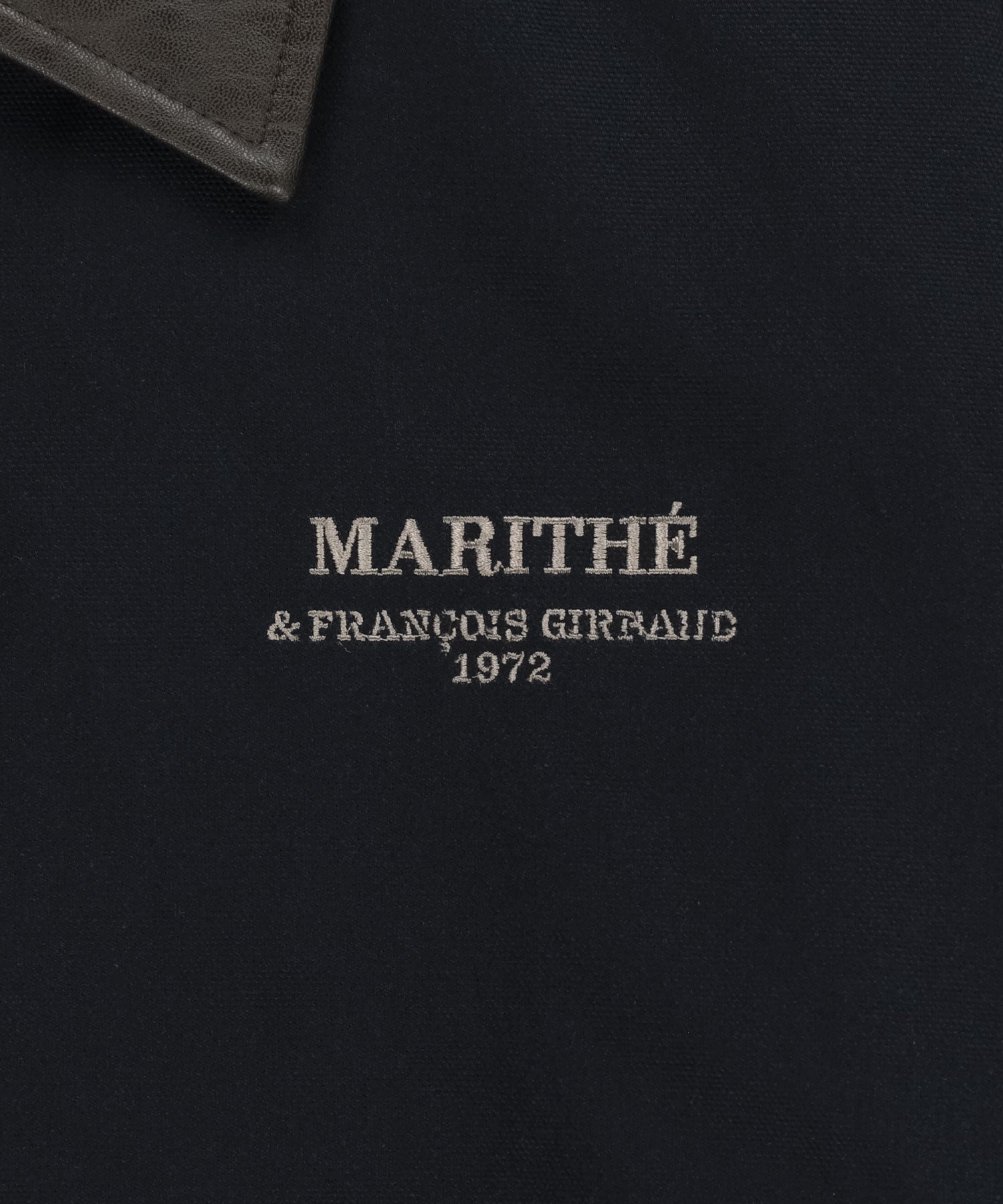 Marithe & Francois Girbaud - Graphic Embroidery Cotton Bomber Jacket (Navy) product image 10 | TRAB K-Fashion Australia