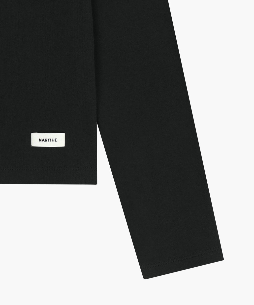 Marithe & Francois Girbaud - Basic Scoop Back Long Sleeve (Black) product image 10 | TRAB K-Fashion Australia