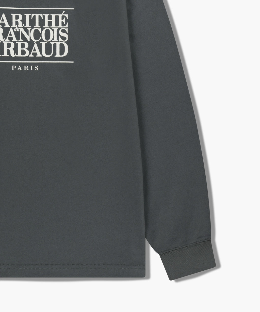 Marithe & Francois Girbaud - Classic Logo Long Sleeve (Charcoal) product image 10 | TRAB K-Fashion Australia