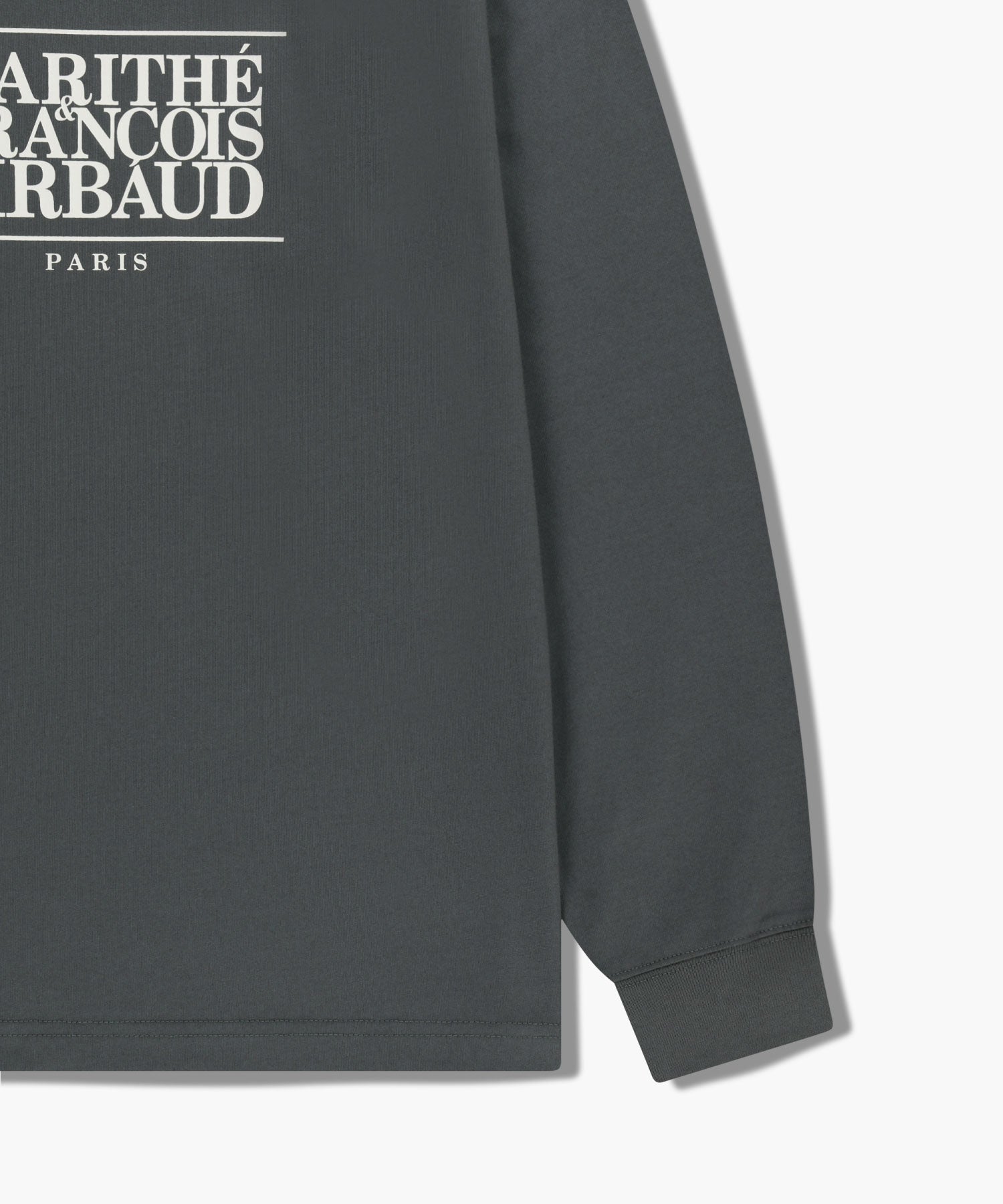 Marithe & Francois Girbaud - Classic Logo Long Sleeve (Charcoal) product image 10 | TRAB K-Fashion Australia