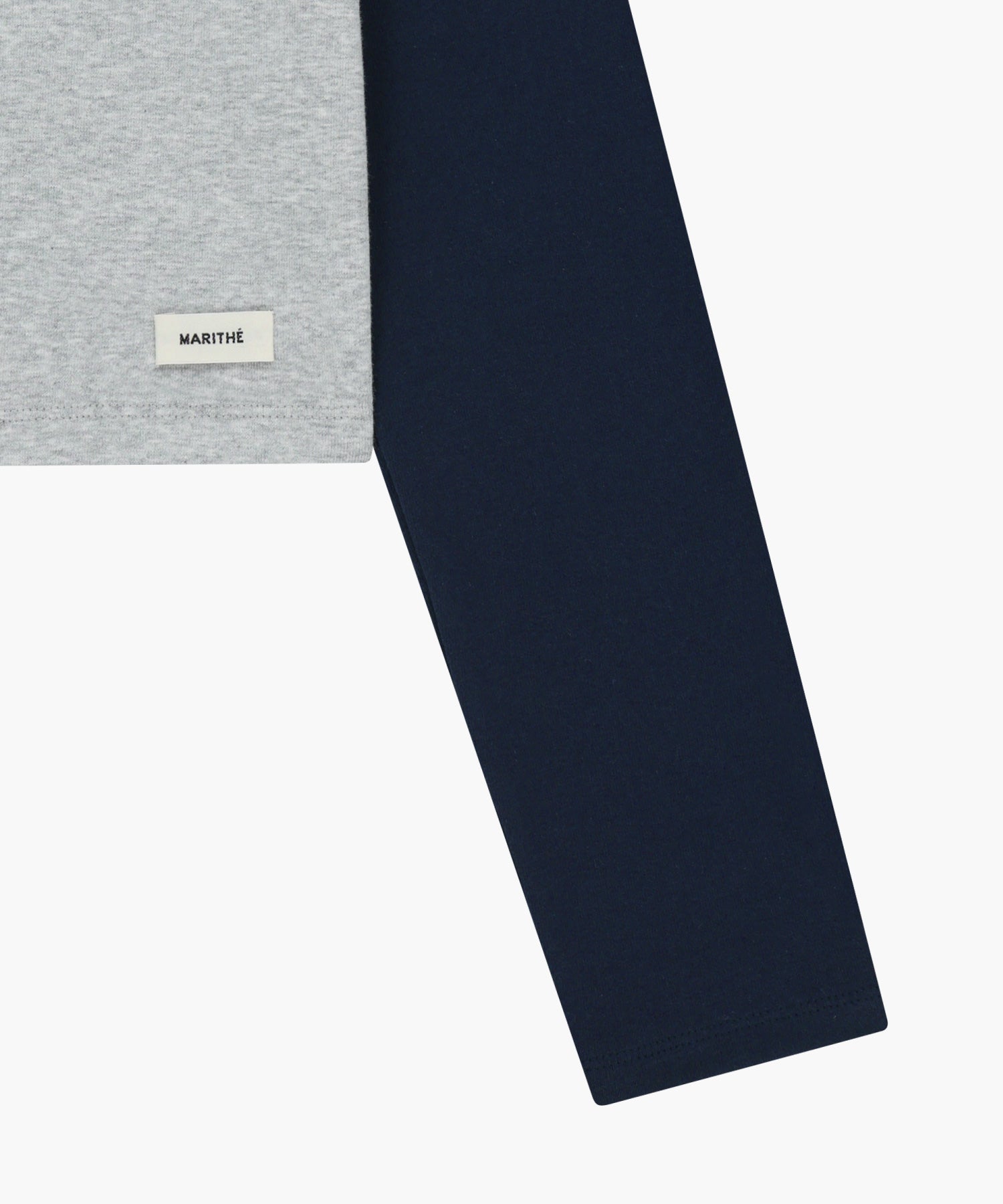 Marithe & Francois Girbaud - Basic Crop Long Sleeve (Heather Gray) product image 10 | TRAB K-Fashion Australia