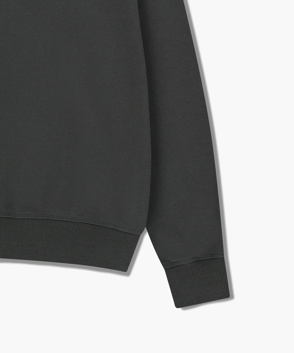 Marithe & Francois Girbaud - Lettering Logo Over Fit Sweatshirt (Charcoal) product image 10 | TRAB K-Fashion Australia