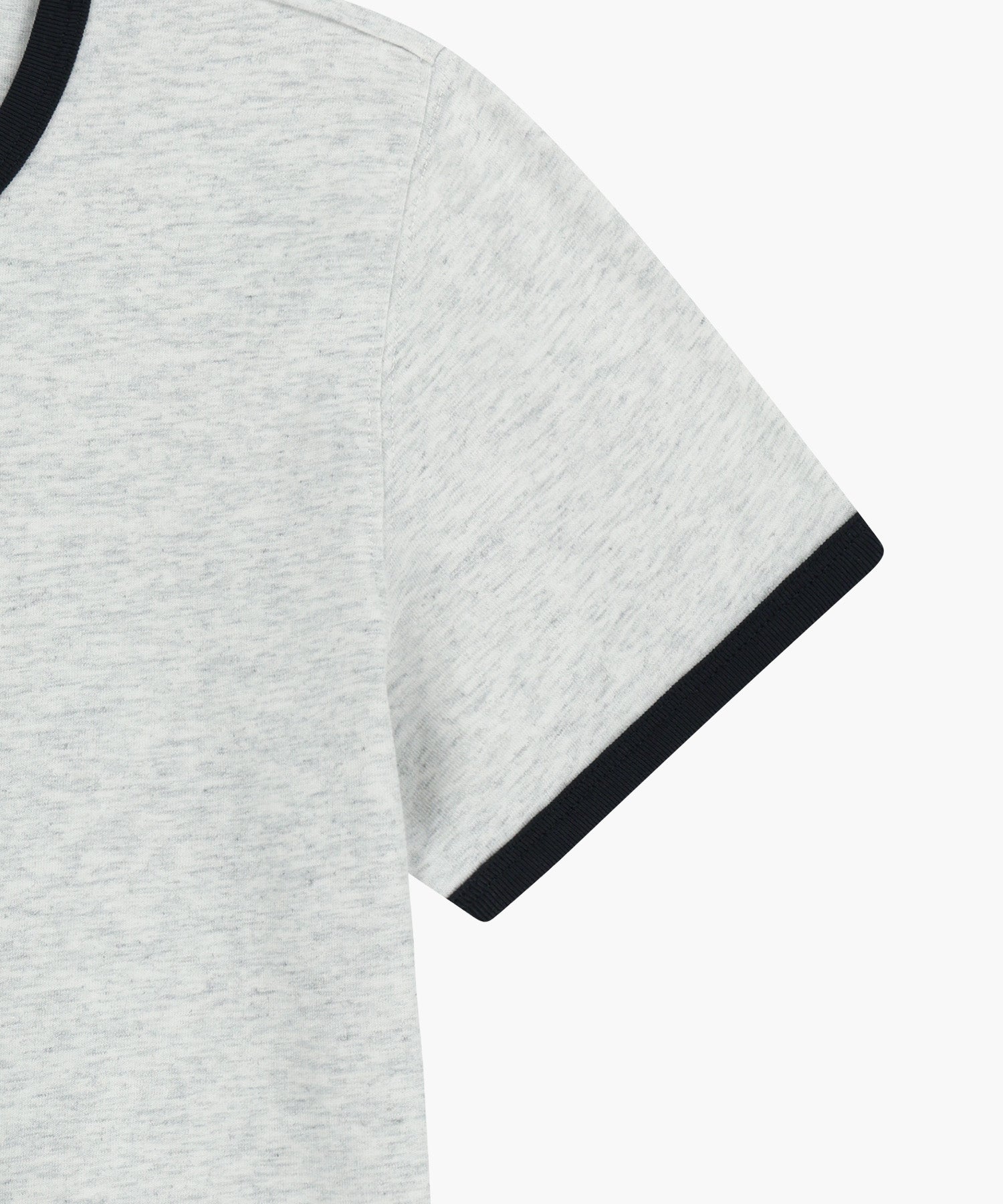Marithe & Francois Girbaud - Classic Logo Ringer Tee (Light Heather Gray) product image 10 | TRAB K-Fashion Australia