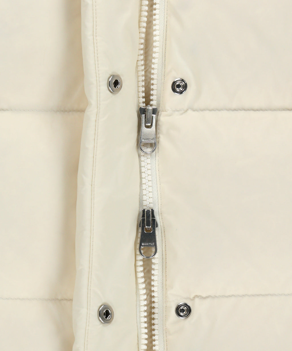 Marithe & Francois Girbaud - Basic Crop Down Jacket (Ivory) product image 10 | TRAB K-Fashion Australia