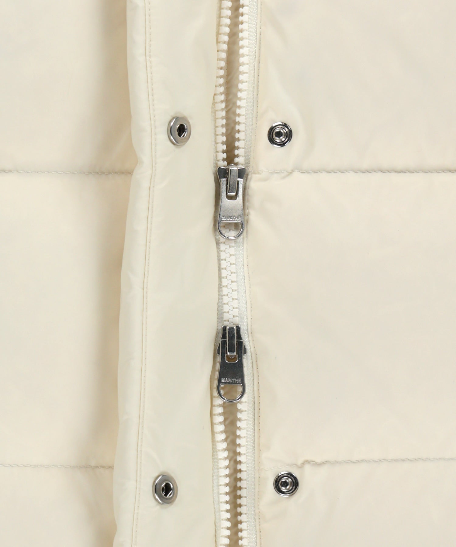 Marithe & Francois Girbaud - Basic Crop Down Jacket (Ivory) product image 10 | TRAB K-Fashion Australia