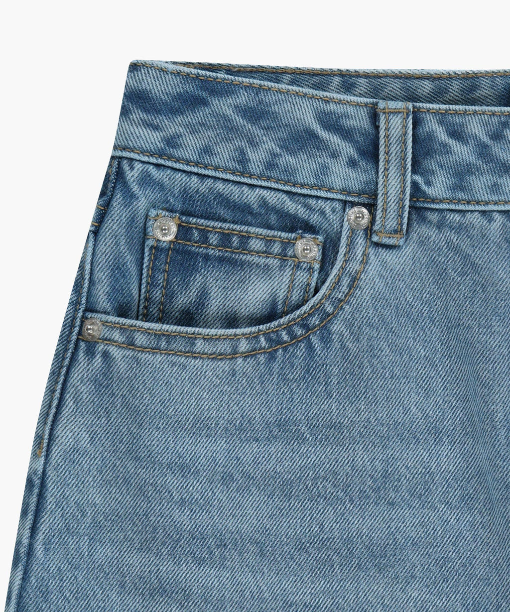 Marithe & Francois Girbaud - Raw Edge Denim Mini Skirt (Light Blue) product image 10 | TRAB K-Fashion Australia