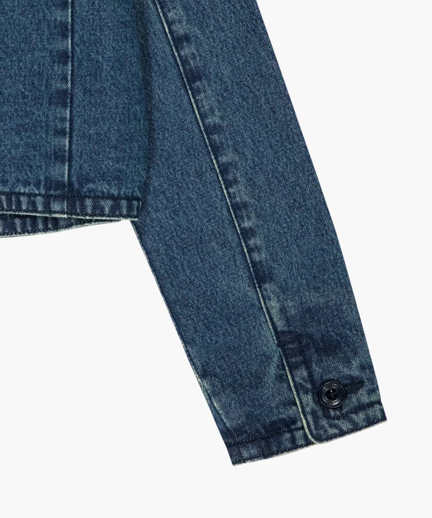 Marithe & Francois Girbaud - Round Neck Denim Jacket (Dark Blue) product image 10 | TRAB K-Fashion Australia