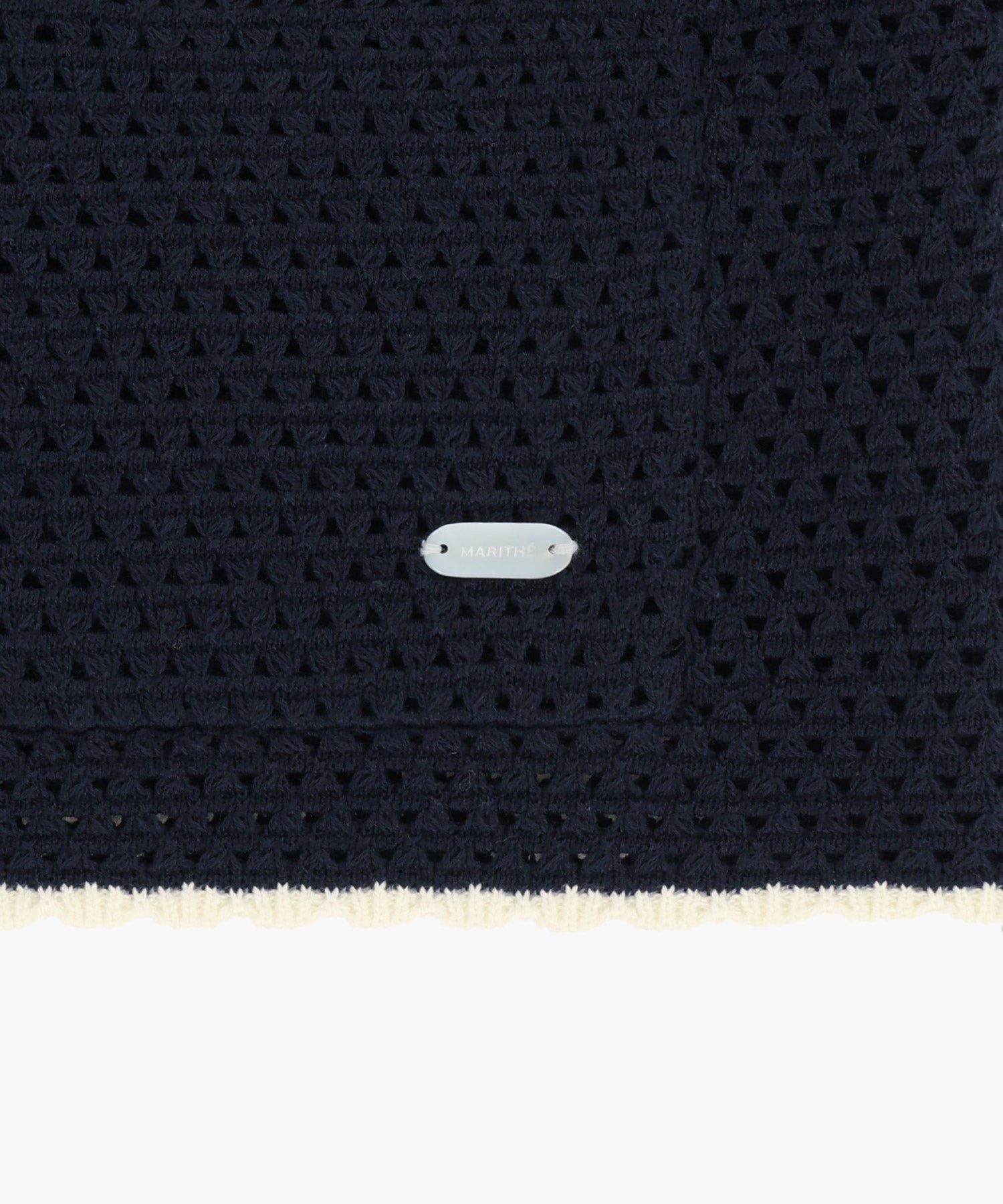 Marithe & Francois Girbaud - Crochet Half Knit Cardigan (Navy) product image 10 | TRAB K-Fashion Australia