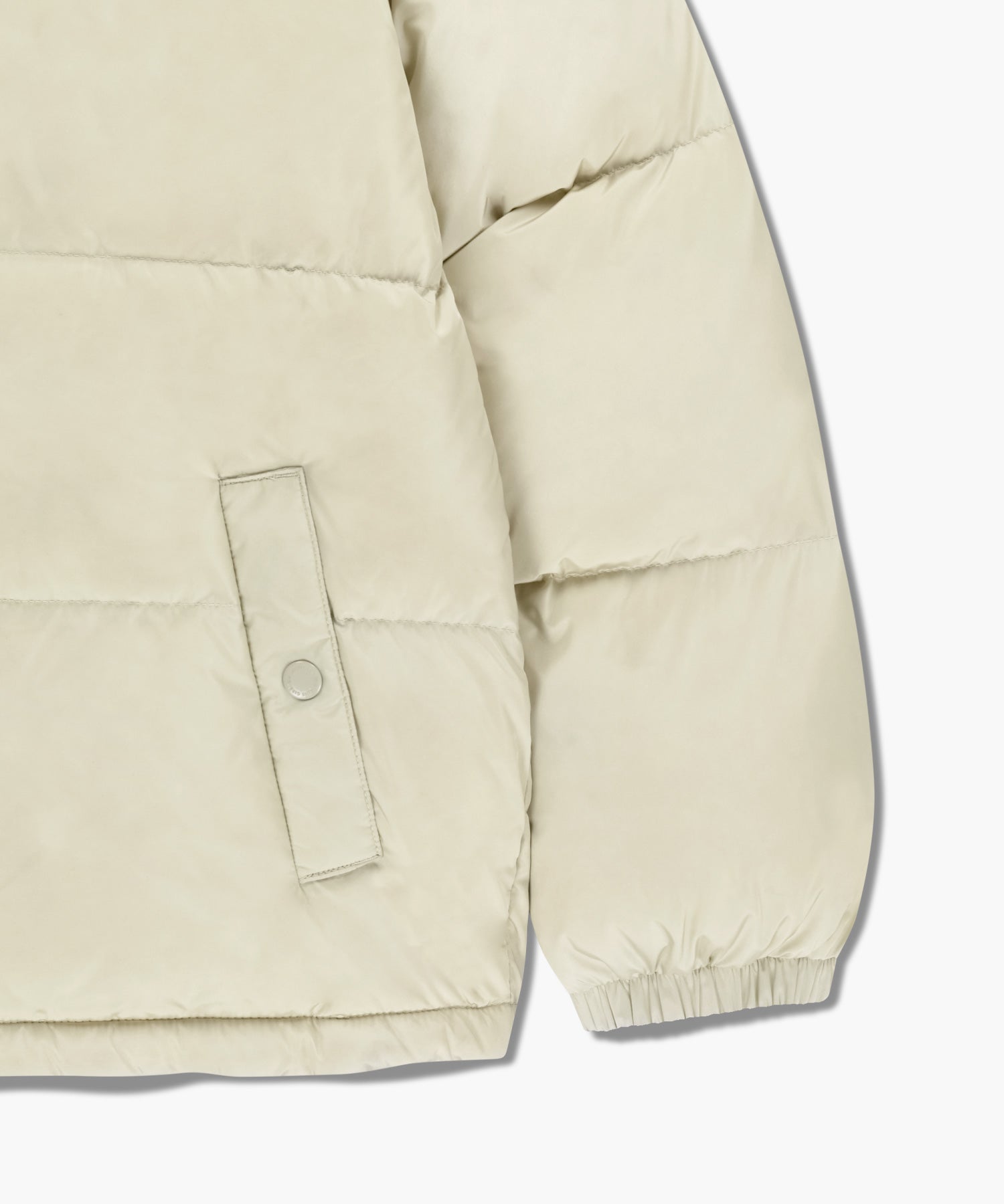 Marithe & Francois Girbaud - Classic Logo Down Jacket (Light Beige) product image 10 | TRAB K-Fashion Australia