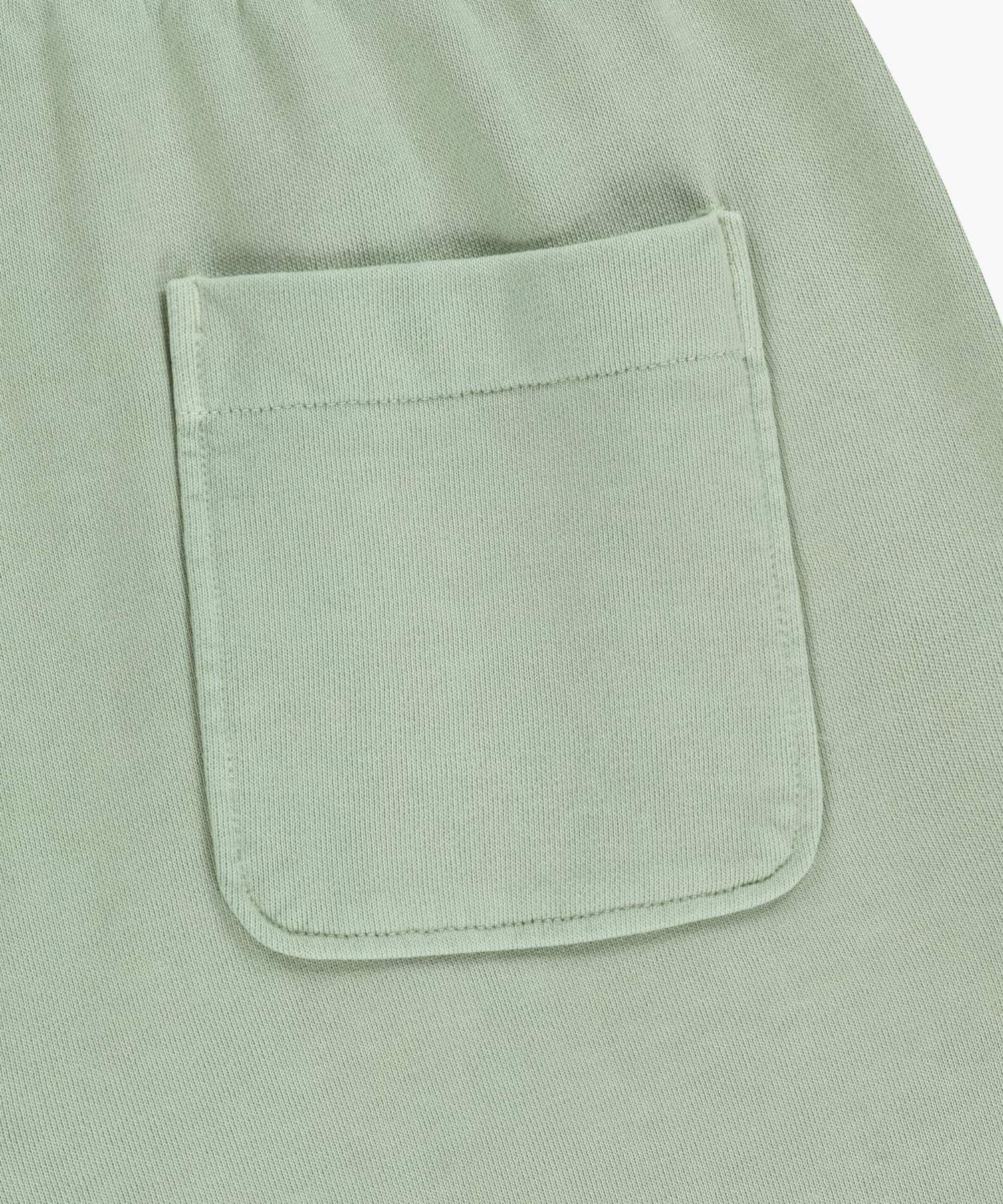 Marithe & Francois Girbaud - Outline Classic Logo Dyeing Bermuda Sweat Shorts (Mint) product image 10 | TRAB K-Fashion Australia
