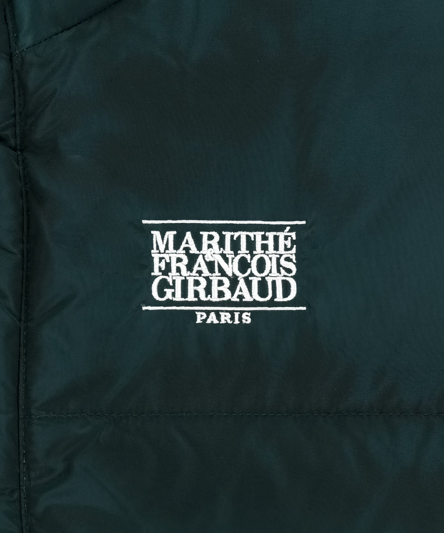 Marithe & Francois Girbaud - Classic Logo Down Vest (Dark Teal) product image 10 | TRAB K-Fashion Australia