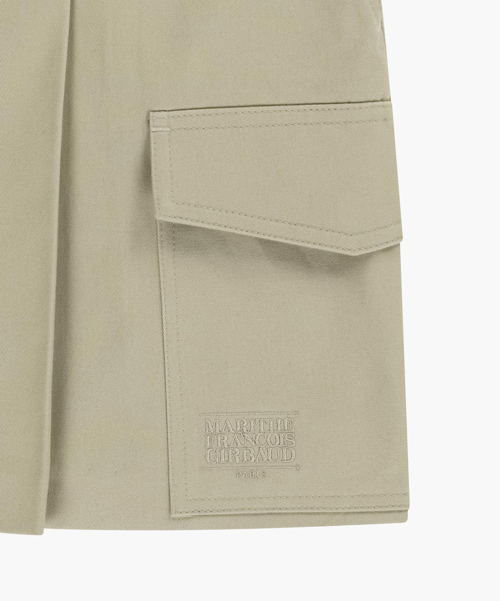 Marithe & Francois Girbaud - Cotton Cargo Mini Skirt (Beige) product image 13 | TRAB K-Fashion Australia